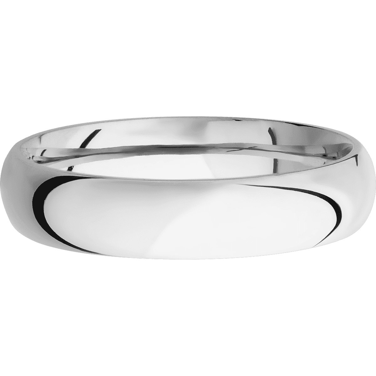 14K White Gold + Polish Finish