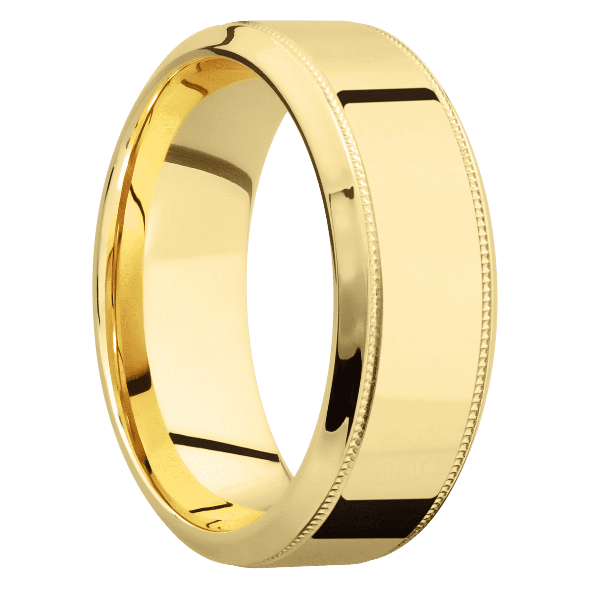 22K Yellow Gold + Polish , Polish Finish