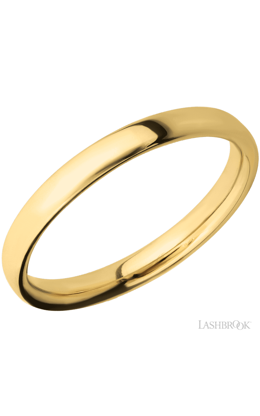 3 mm wide Ultra Comfort (our most comfortable profile) 14K Yellow Gold band.
