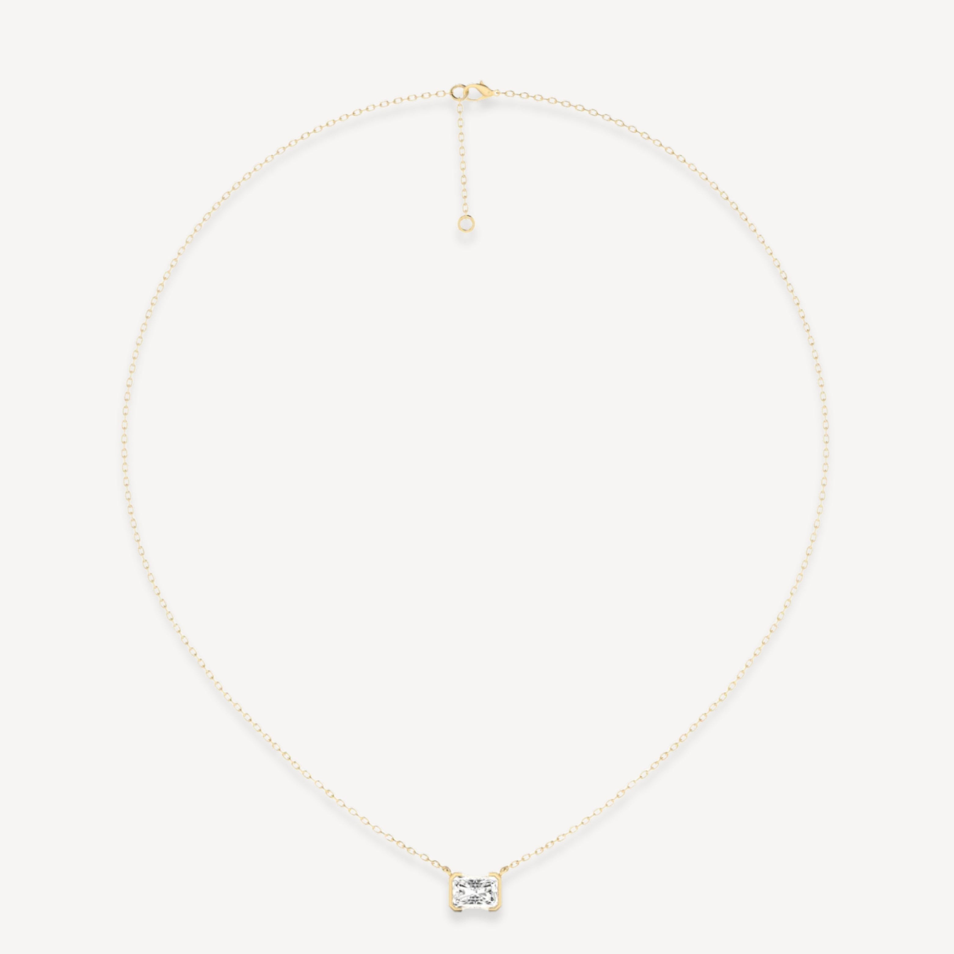 Half Bezel Pendant- Radiant