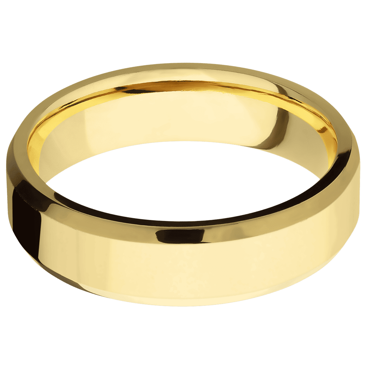 14K Yellow Gold + Polish , Polish Finish