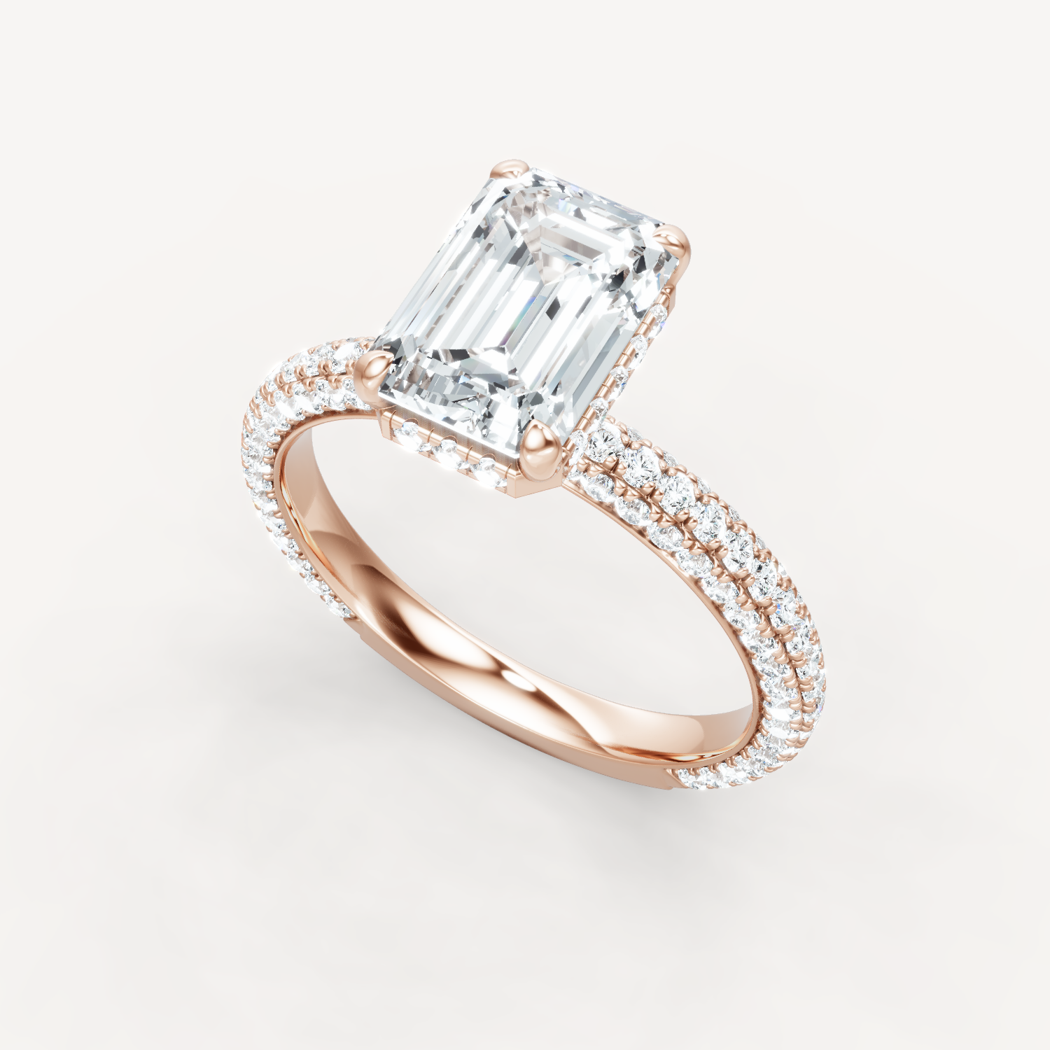 Micro Pave - Emerald