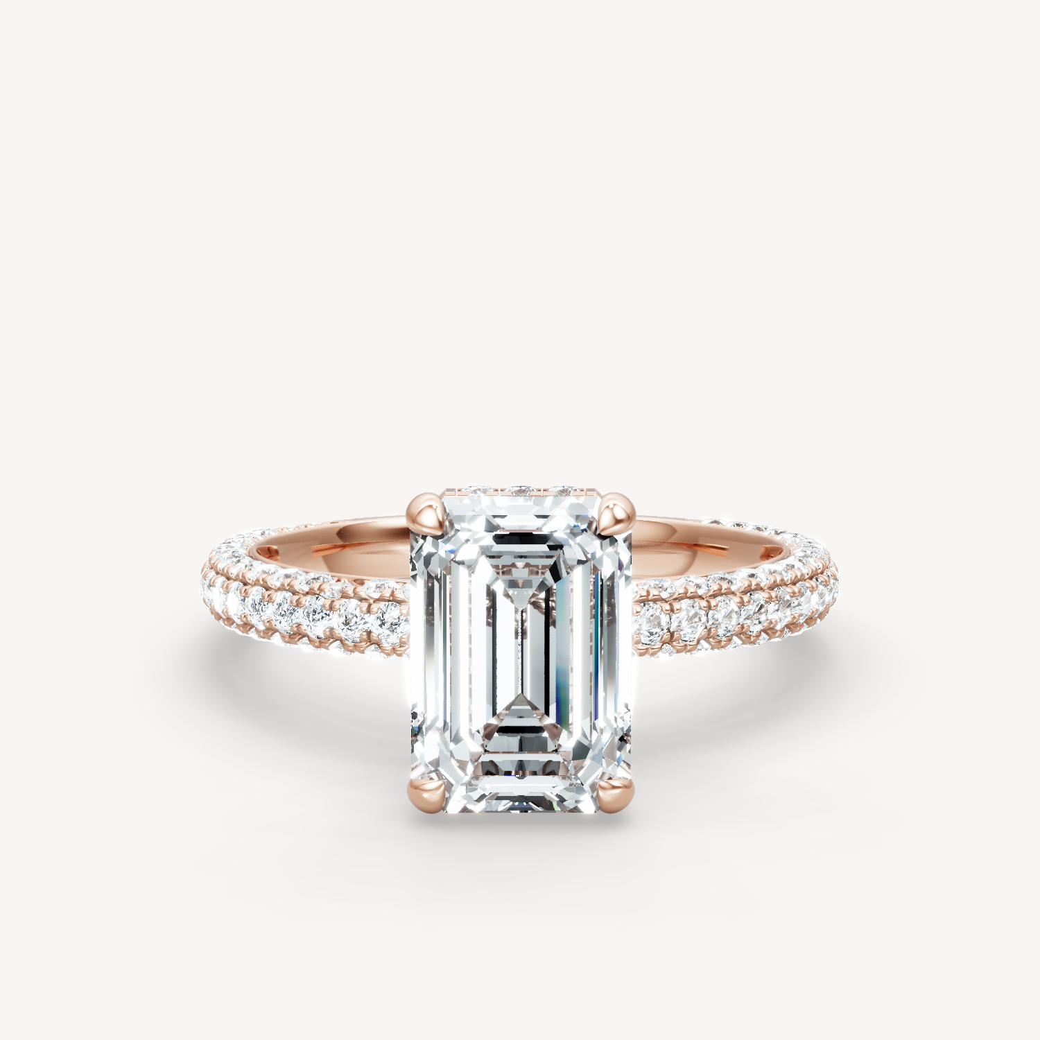 Micro Pave - Emerald