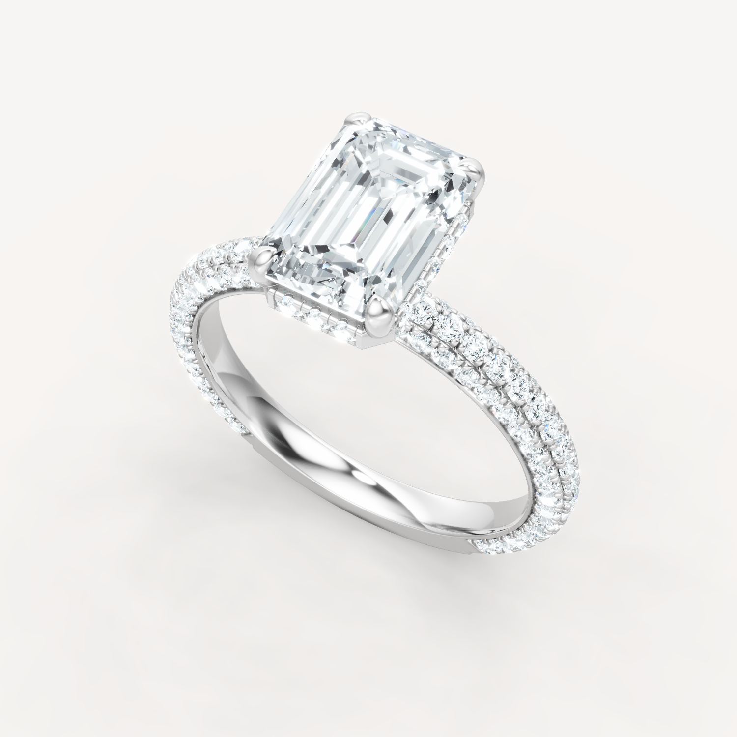 Micro Pave - Emerald
