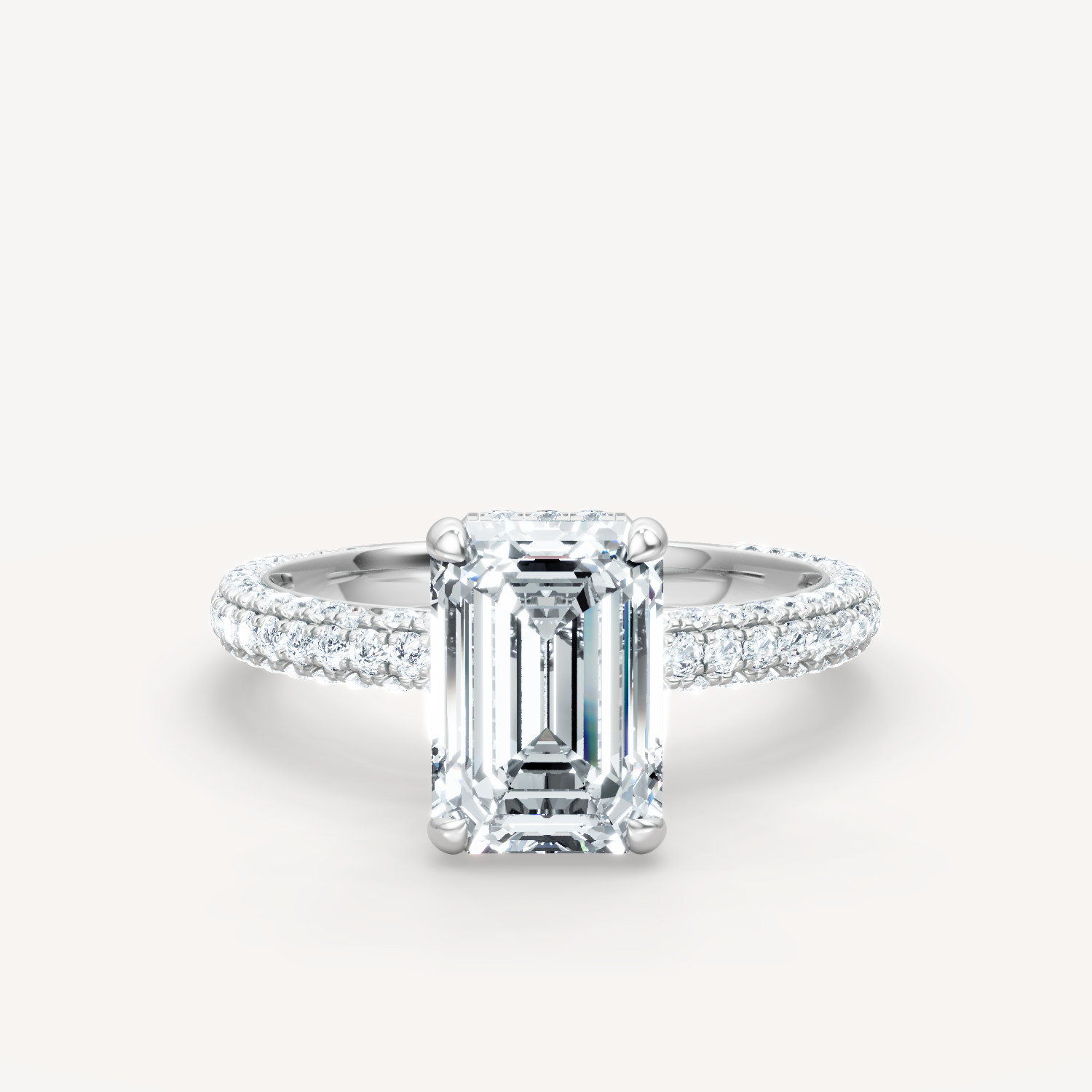 Micro Pave - Emerald