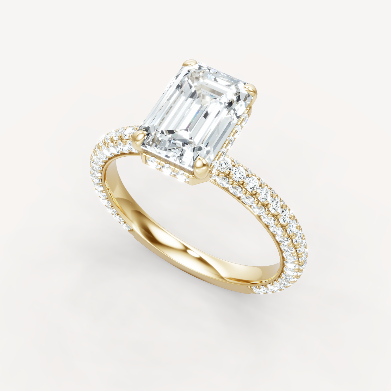Micro Pave - Emerald