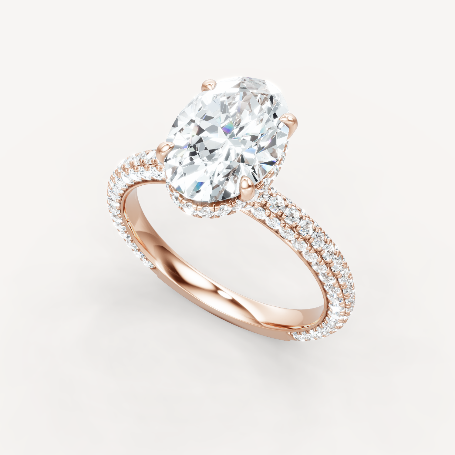 Micro Pave - Oval
