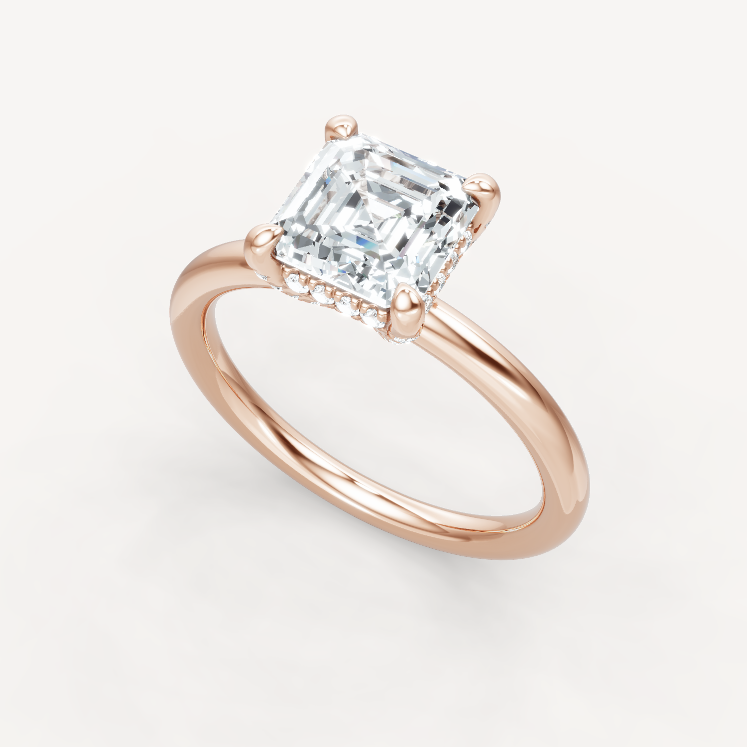 The Charm Prongs - Asscher