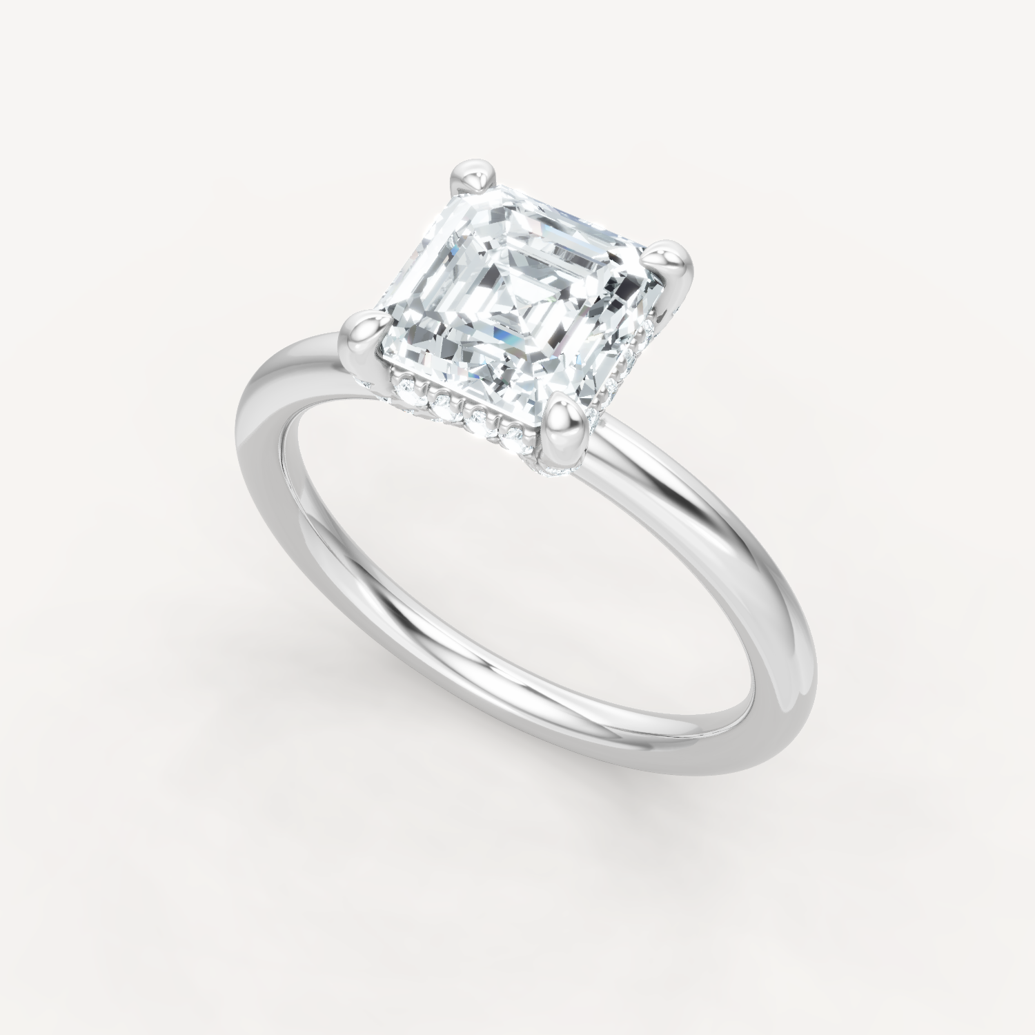 The Charm Prongs - Asscher