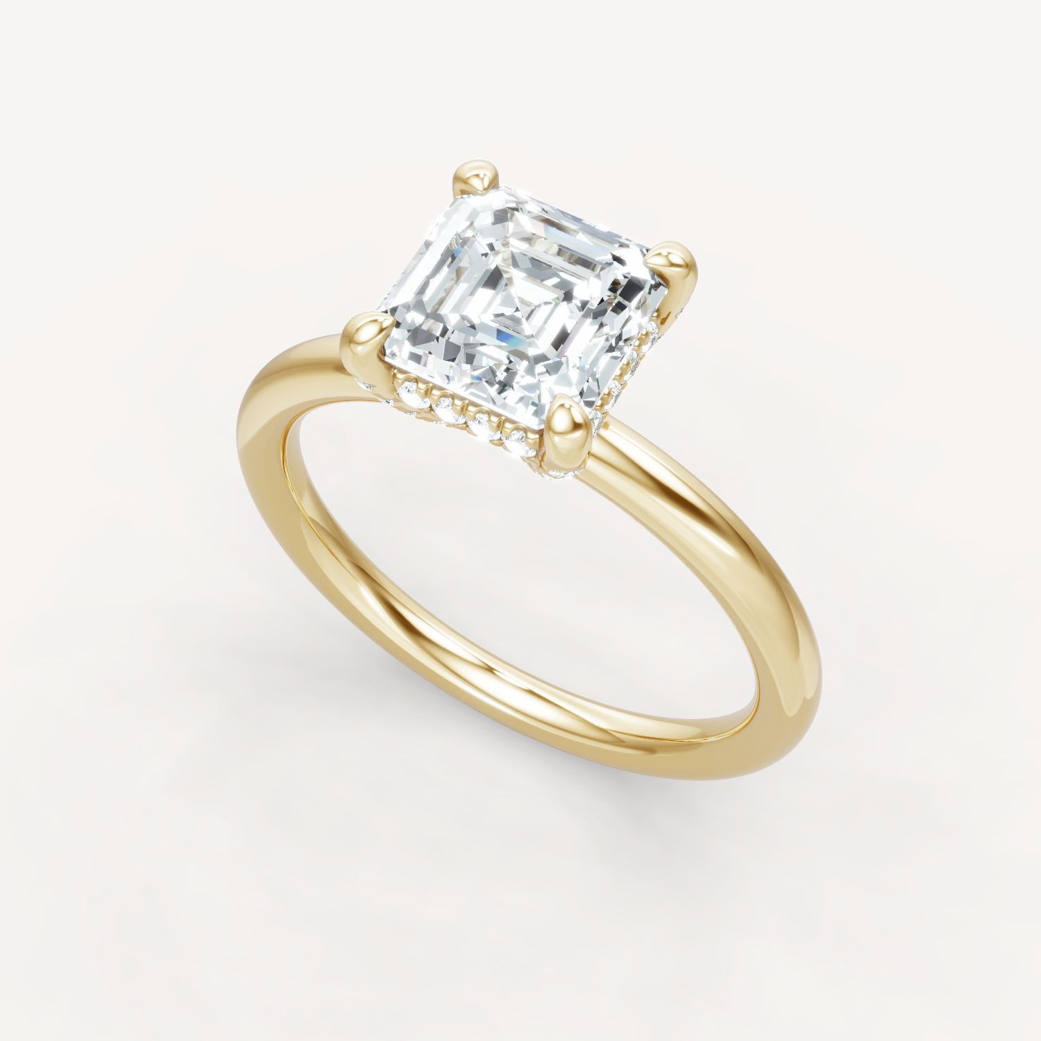The Charm Prongs - Asscher