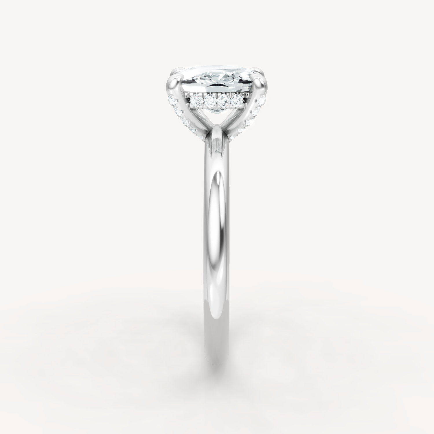 The Charm Prongs - Elongated Cushion