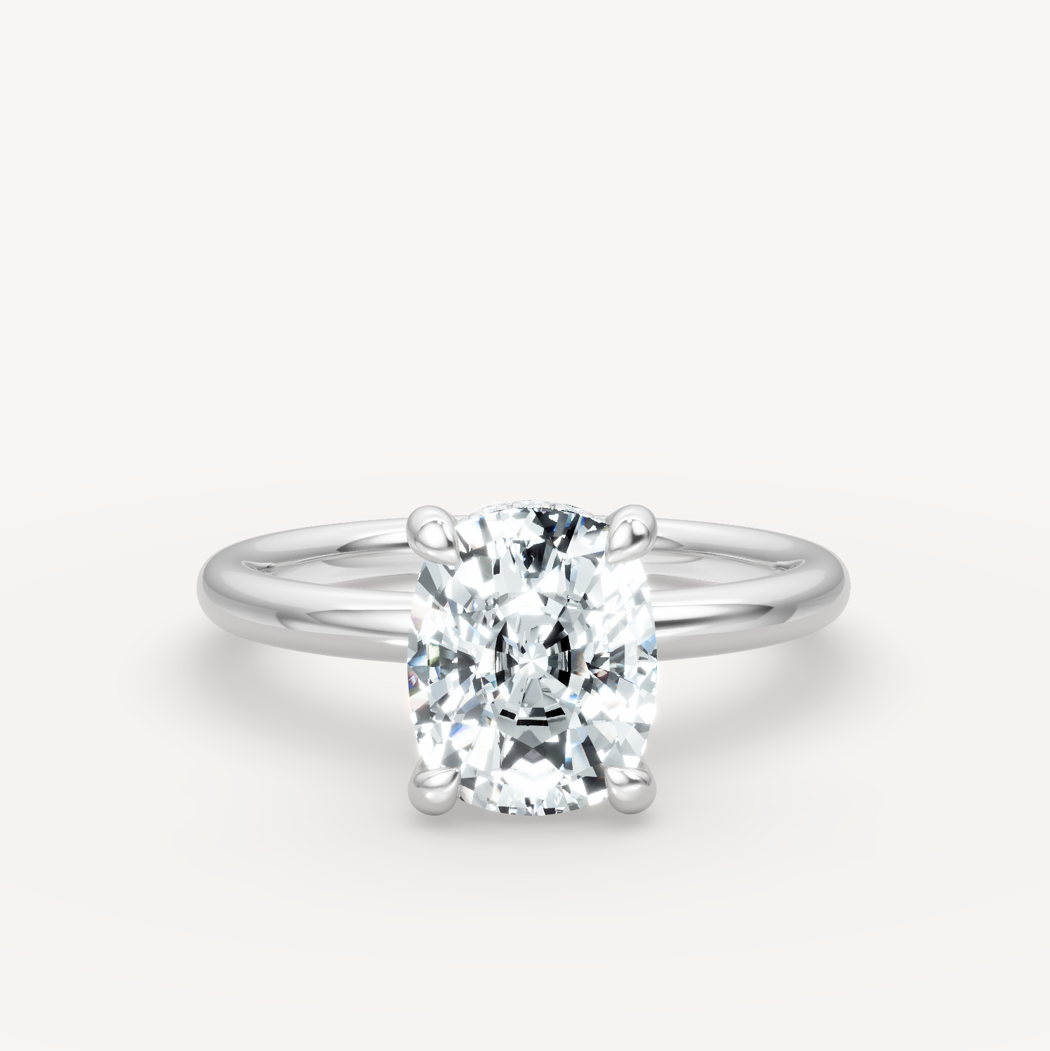 The Charm Prongs - Elongated Cushion