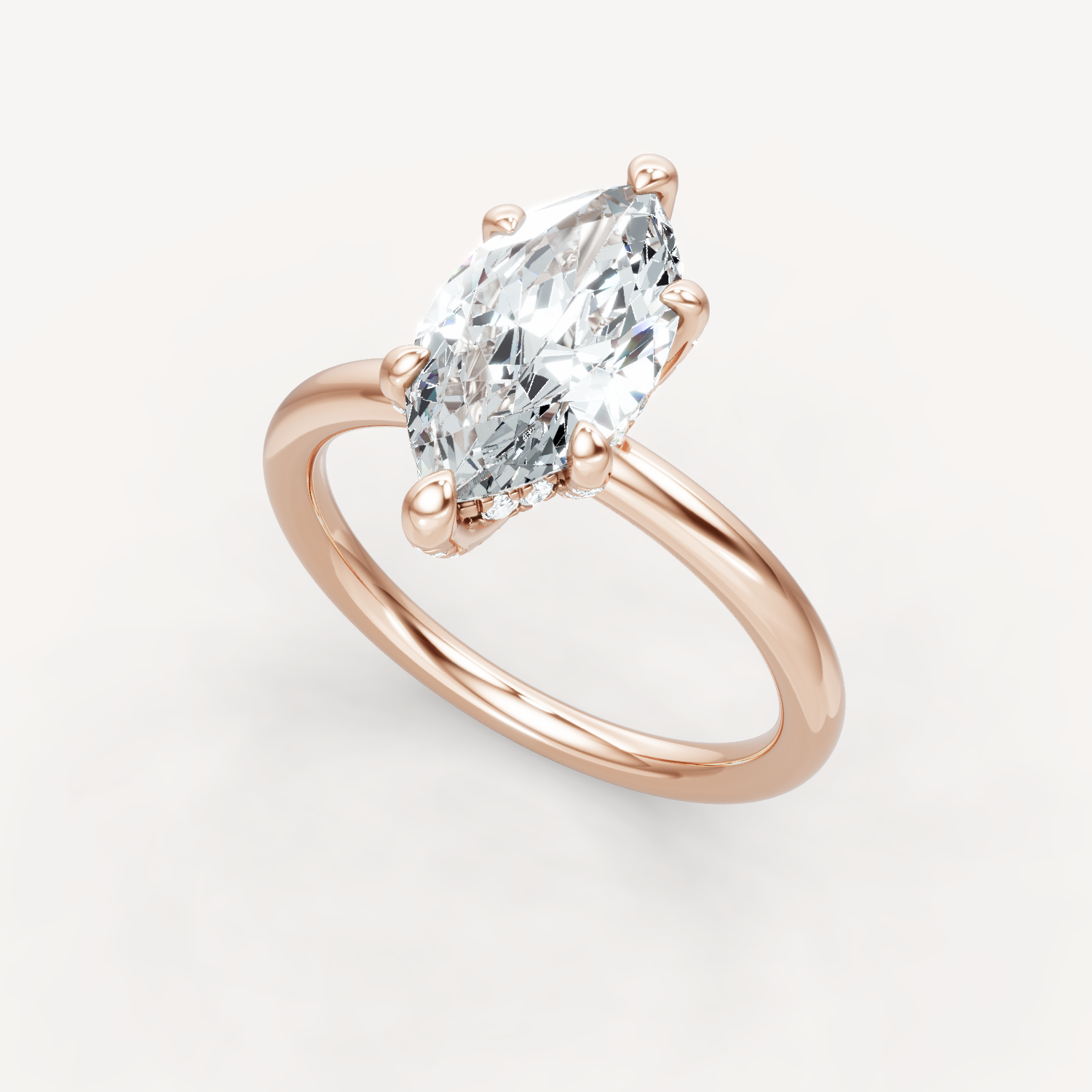 The Charm Prongs - Marquise