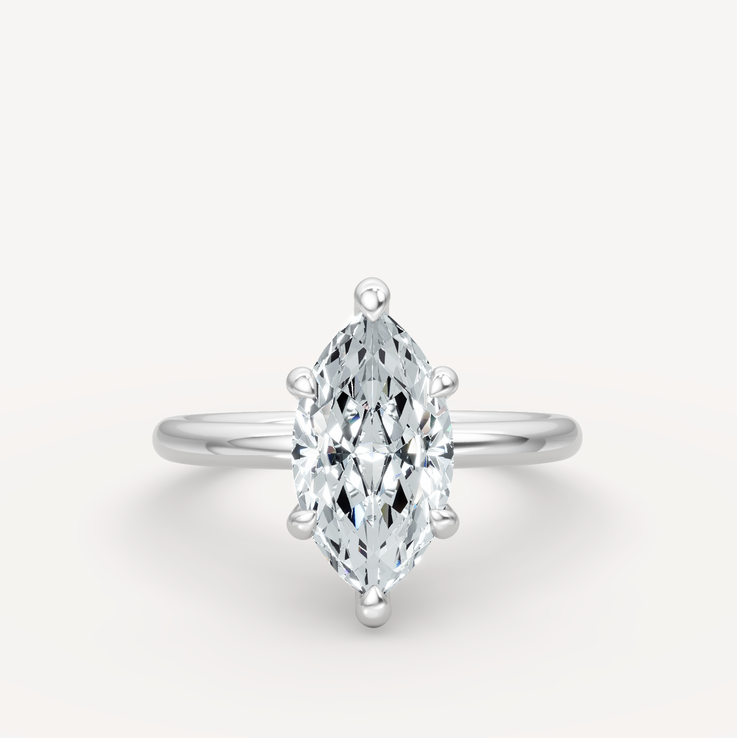 The Charm Prongs - Marquise