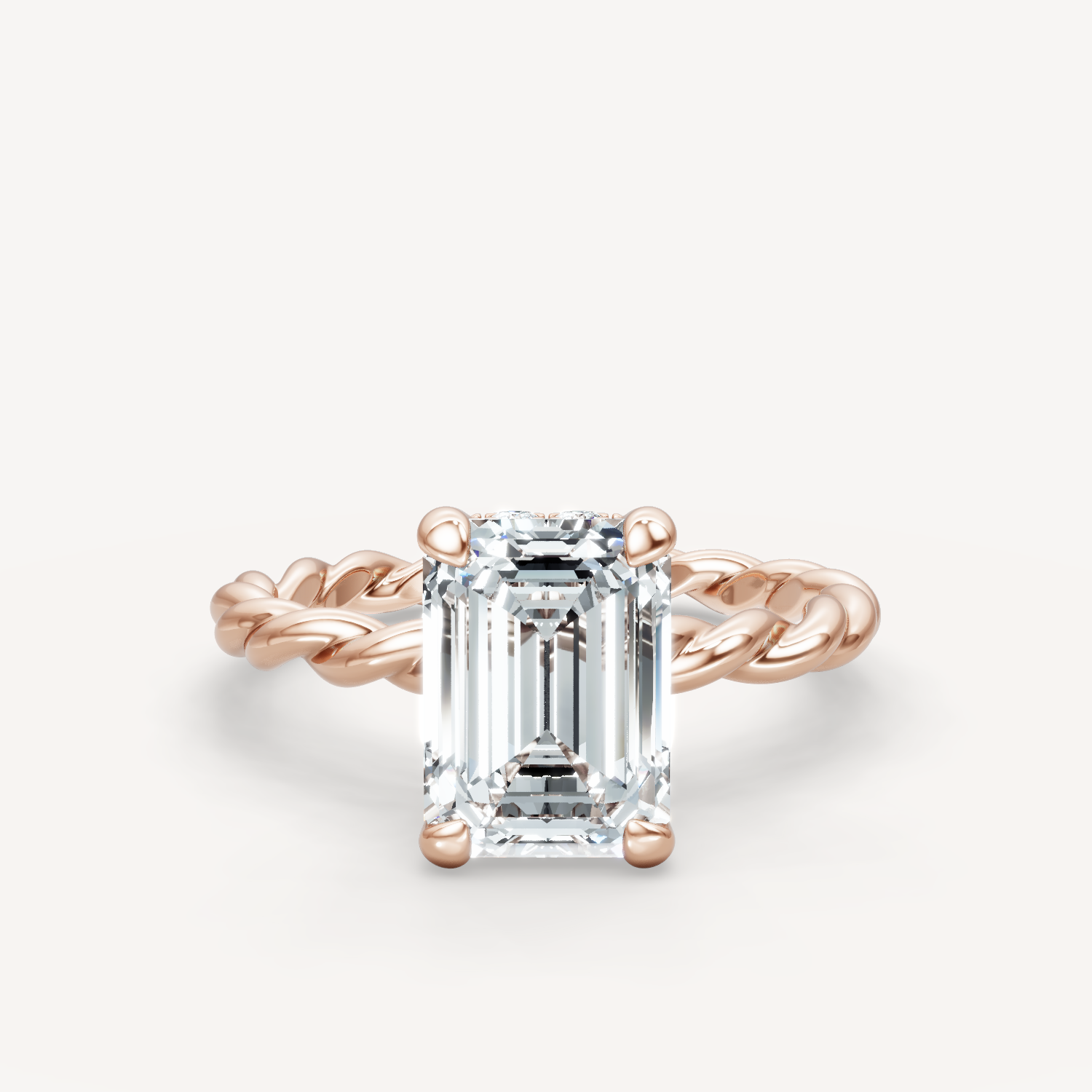 Hidden Halo Twist - Emerald