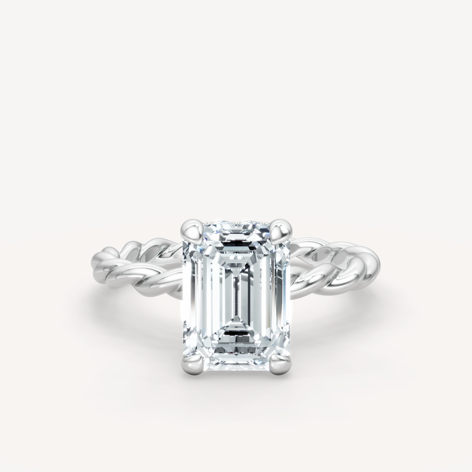 Hidden Halo Twist - Emerald