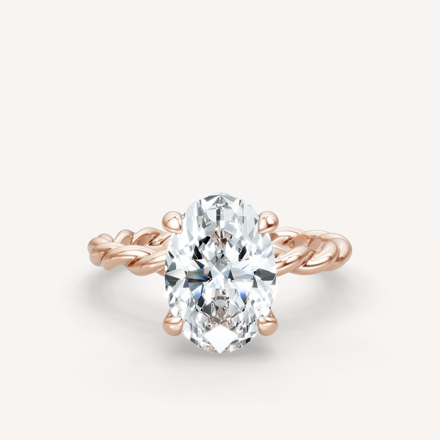 Hidden Halo Twist - Oval