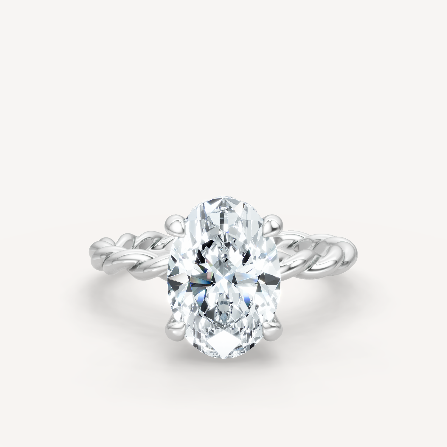 Hidden Halo Twist - Oval