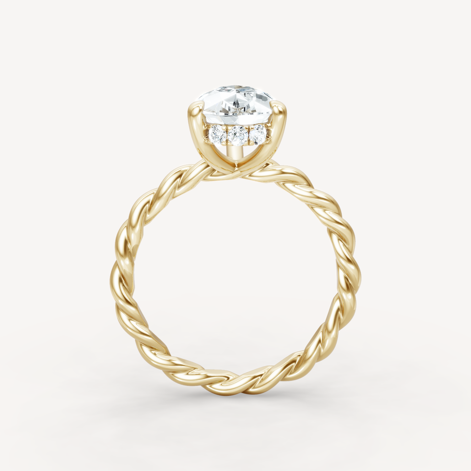 Hidden Halo Twist - Pear