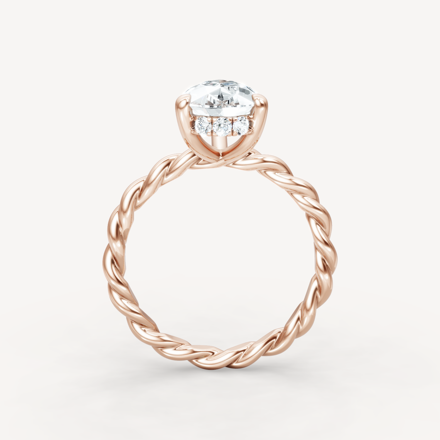 Hidden Halo Twist - Pear