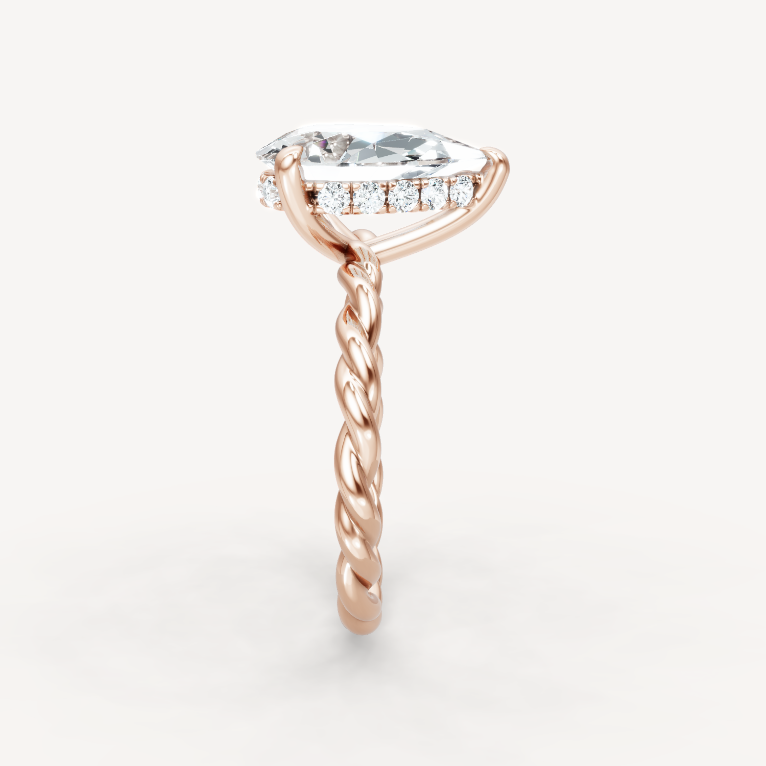 Hidden Halo Twist - Pear