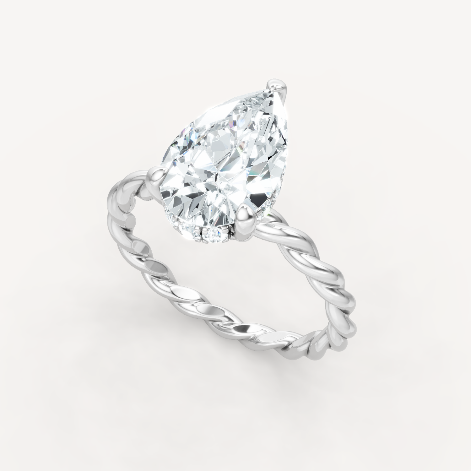 Hidden Halo Twist - Pear