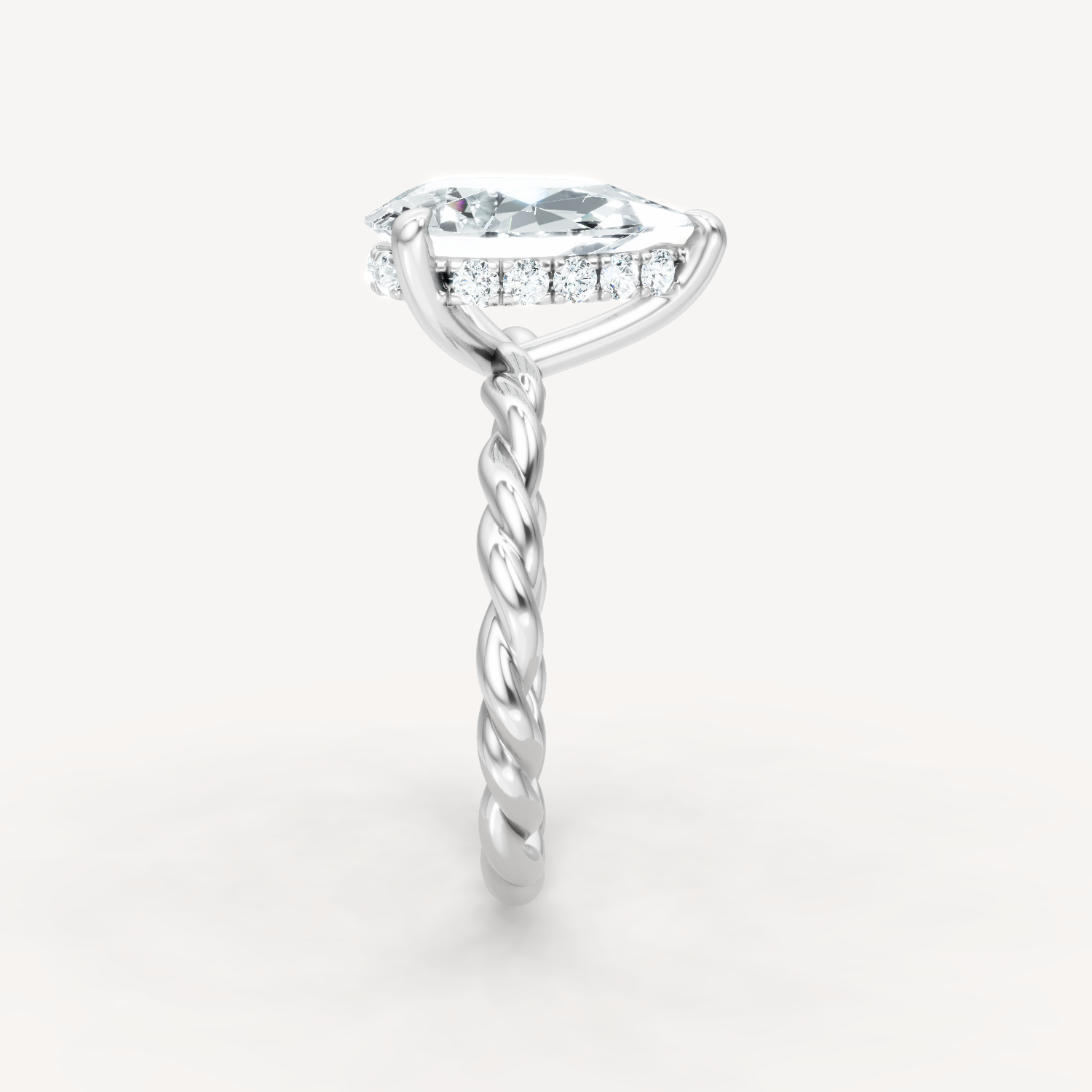 Hidden Halo Twist - Pear