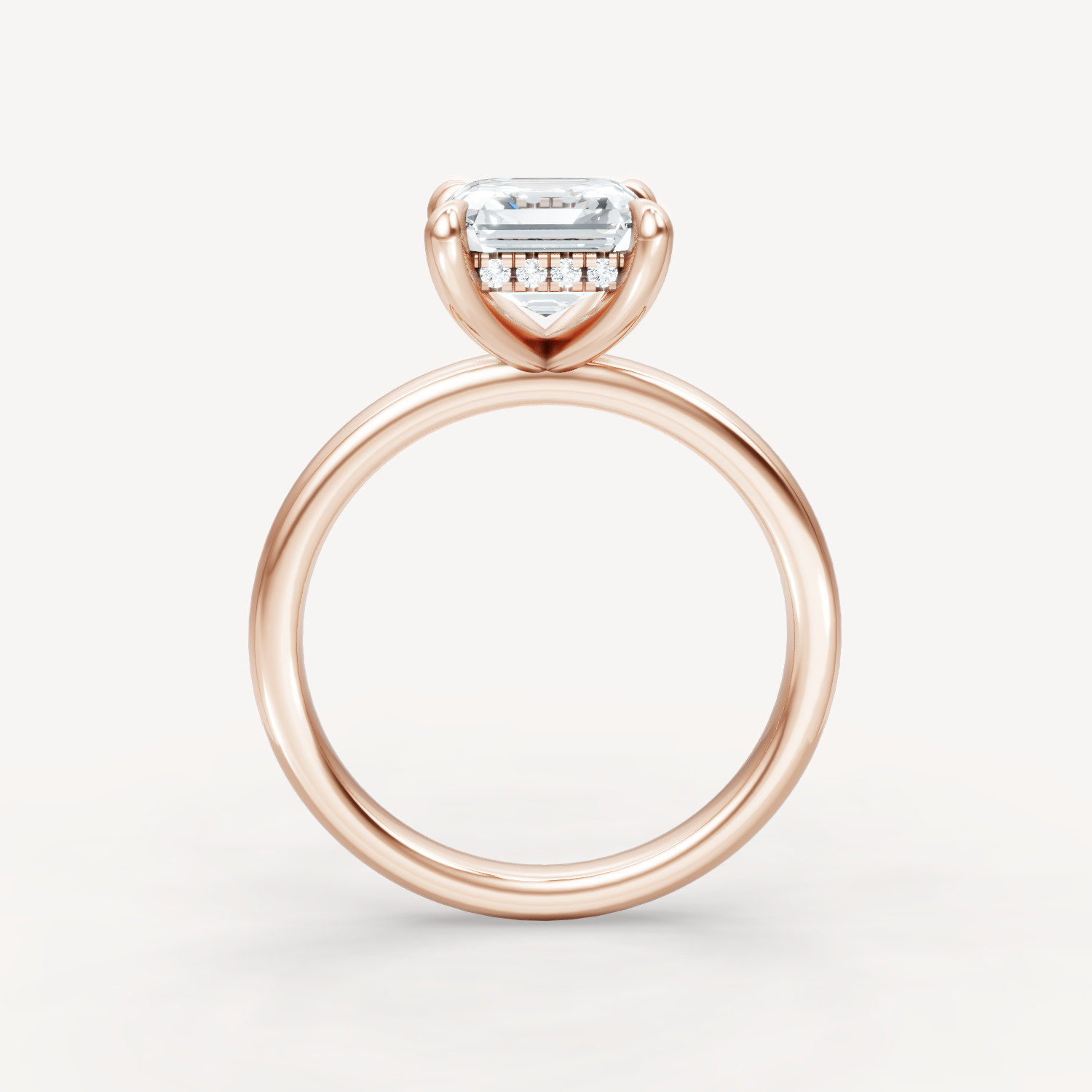 The Jasmine - Asscher - Hidden Halo