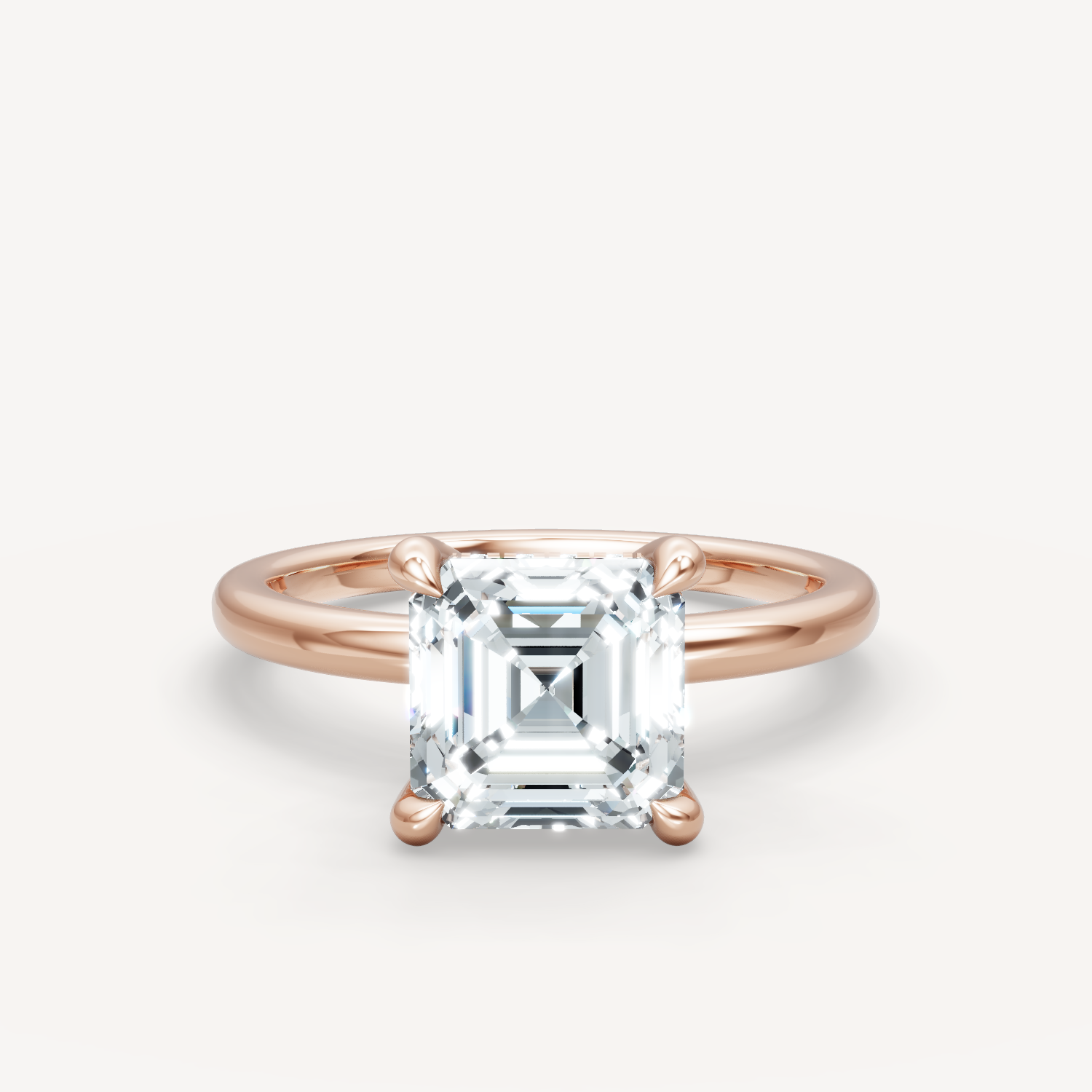 The Jasmine - Asscher - Hidden Halo