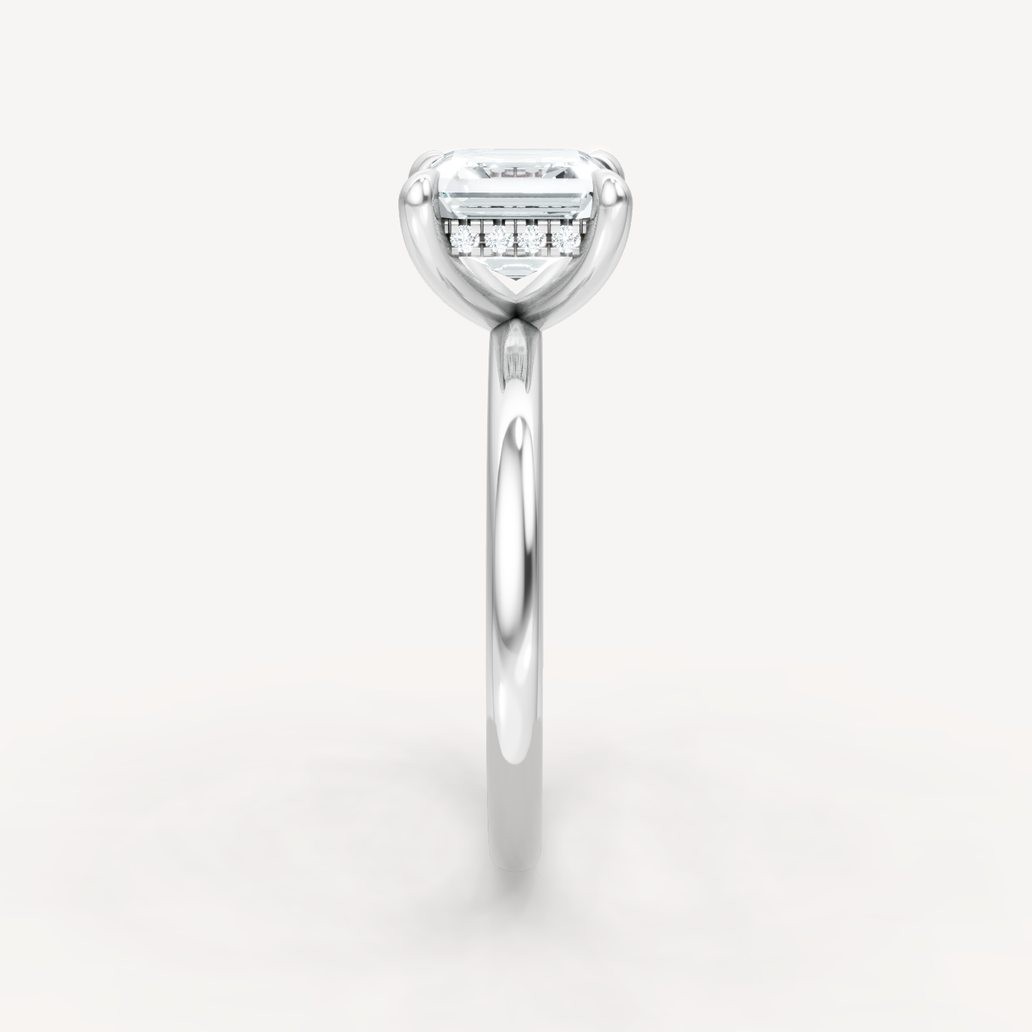 The Jasmine - Asscher - Hidden Halo