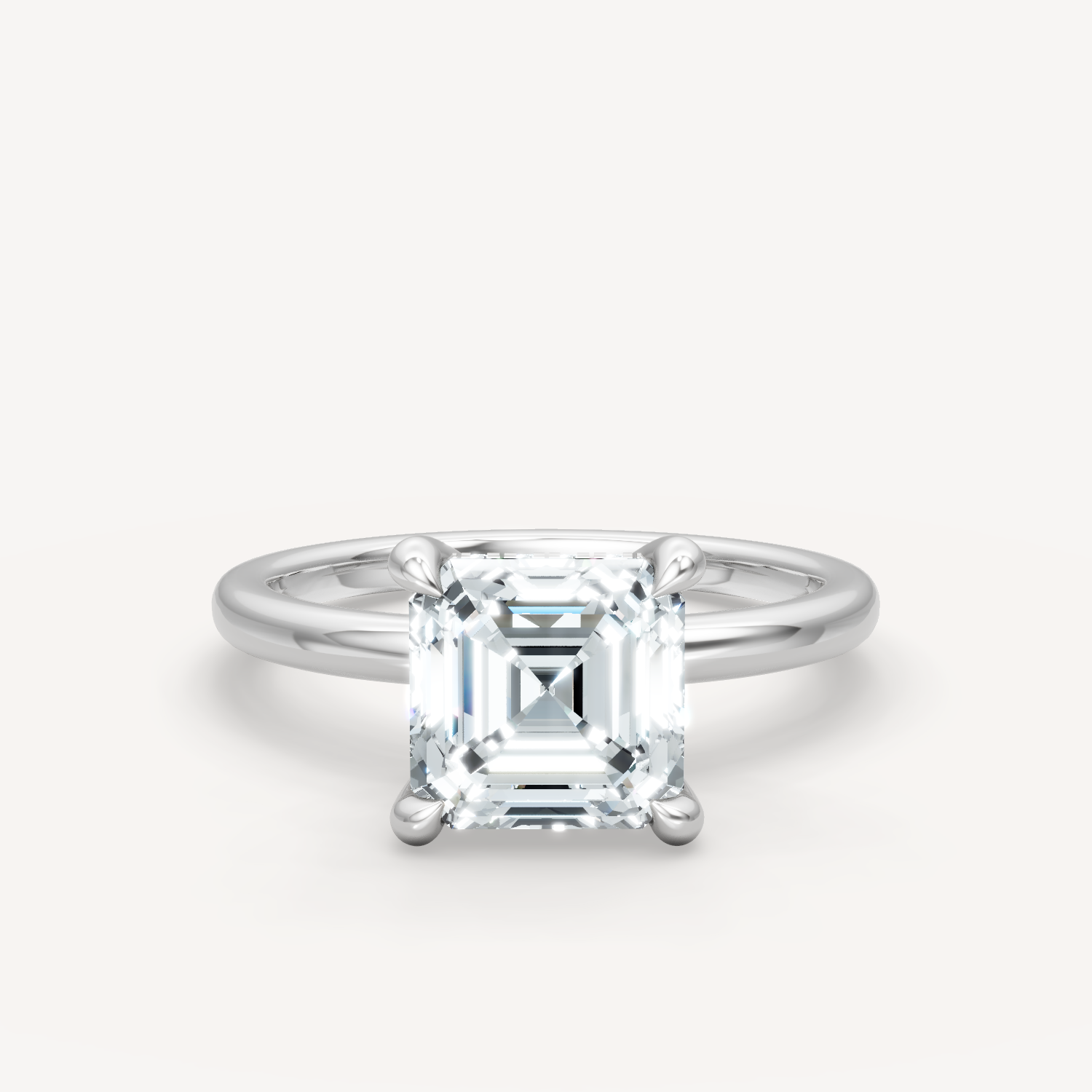 The Jasmine - Asscher - Hidden Halo
