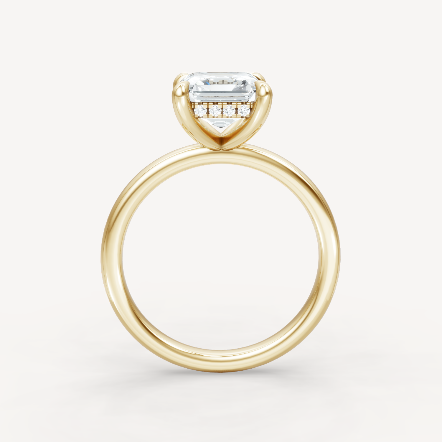 The Jasmine - Asscher - Hidden Halo
