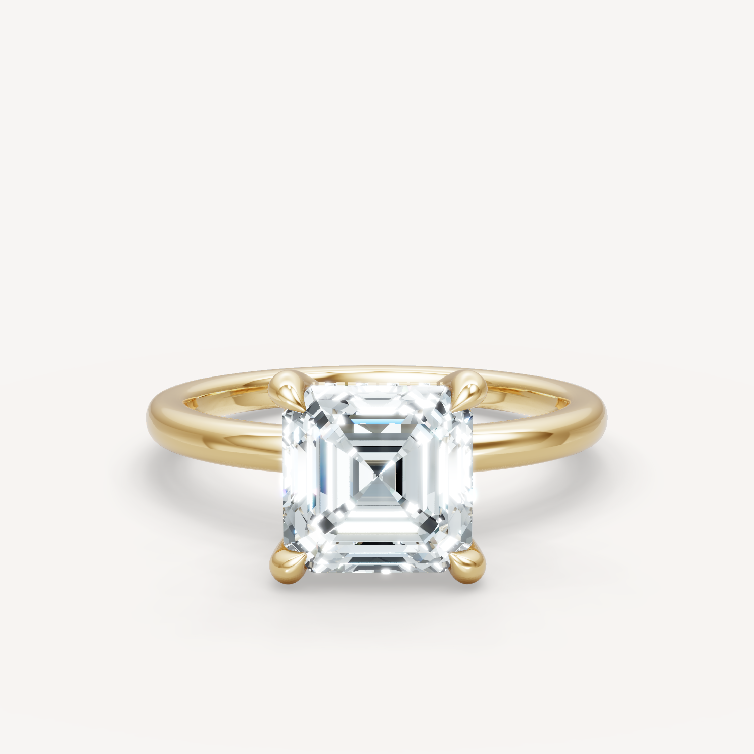 The Jasmine - Asscher - Hidden Halo