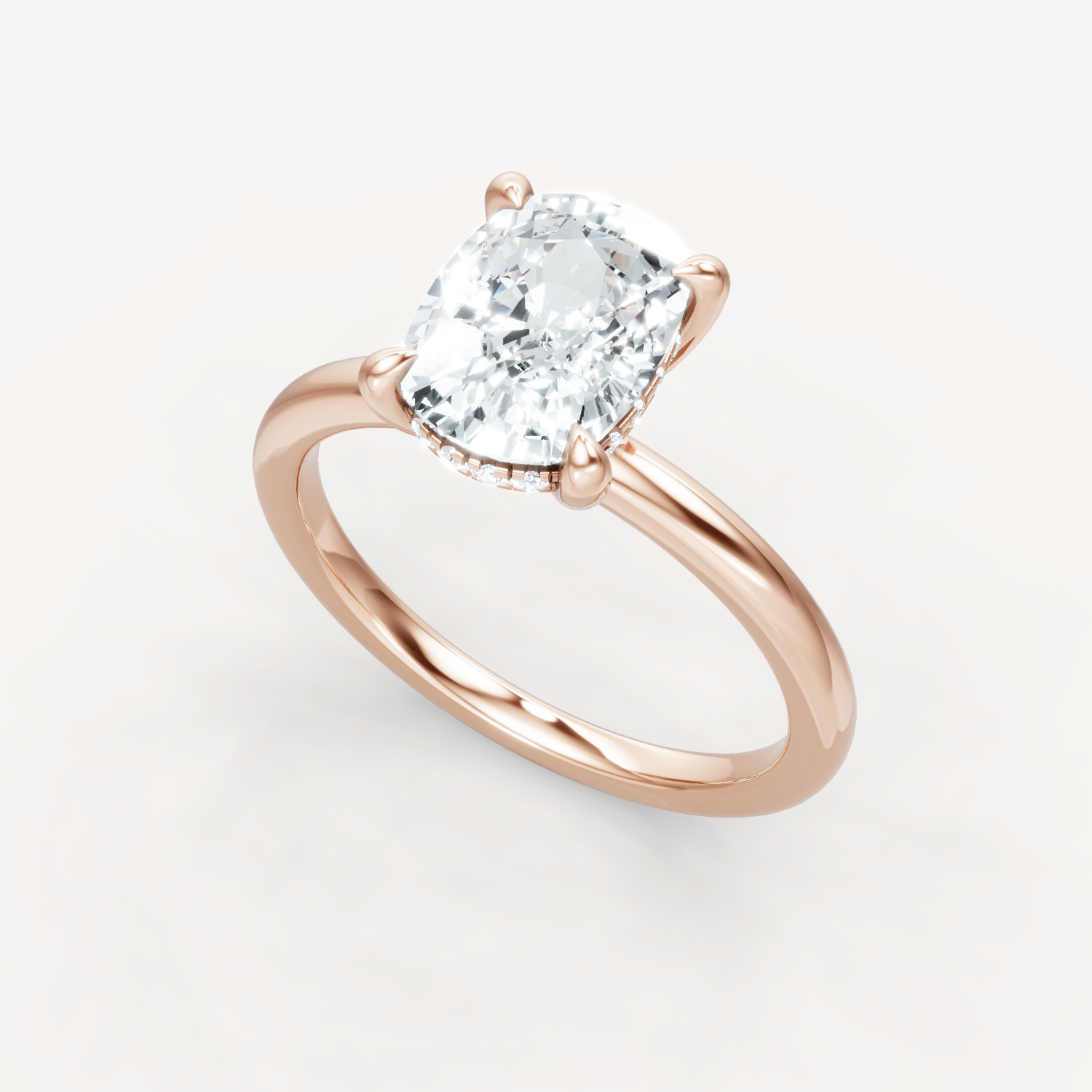 The Jasmine - Elongated Cushion - Hidden Halo