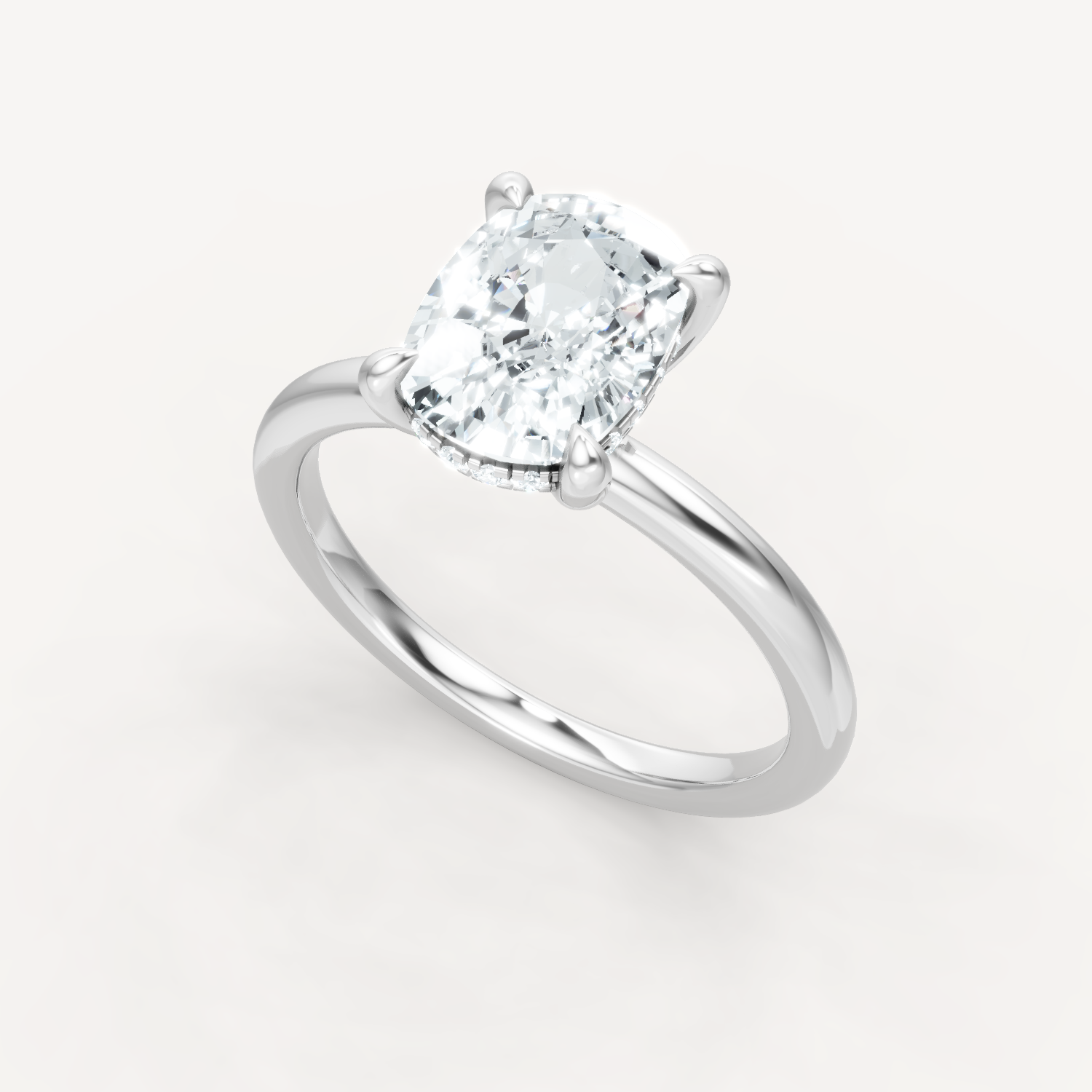 The Jasmine - Elongated Cushion - Hidden Halo