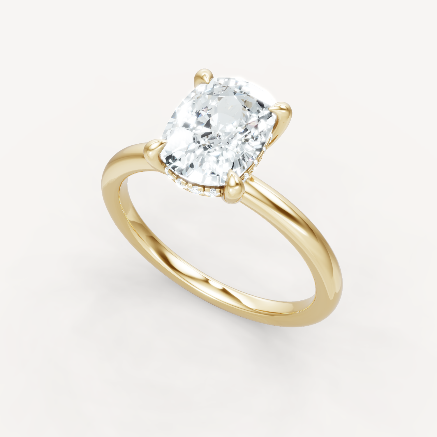 The Jasmine - Elongated Cushion - Hidden Halo