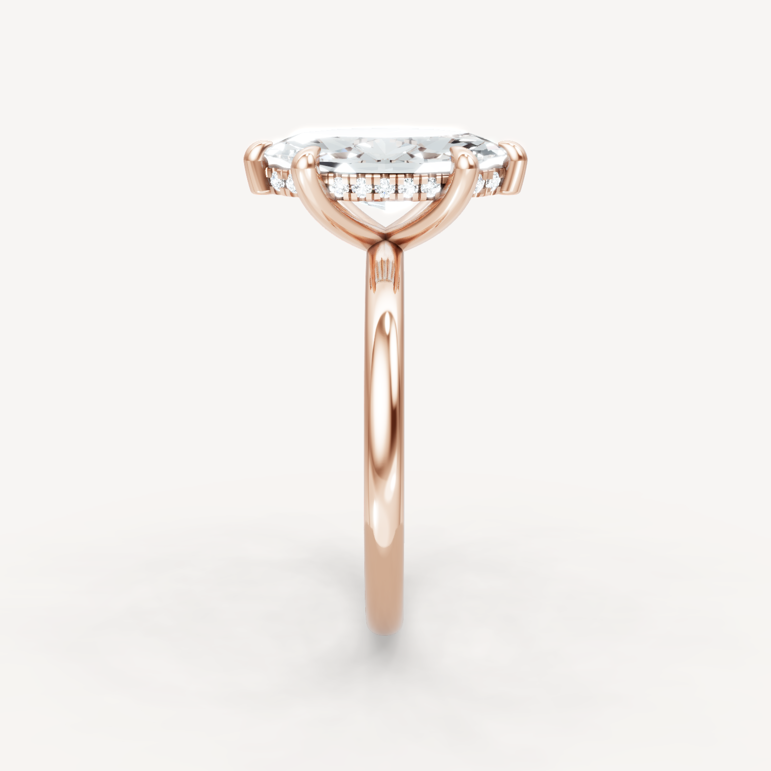The Jasmine - Marquise - Hidden Halo