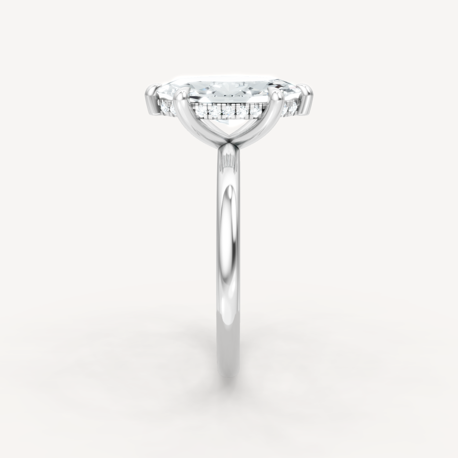 The Jasmine - Marquise - Hidden Halo