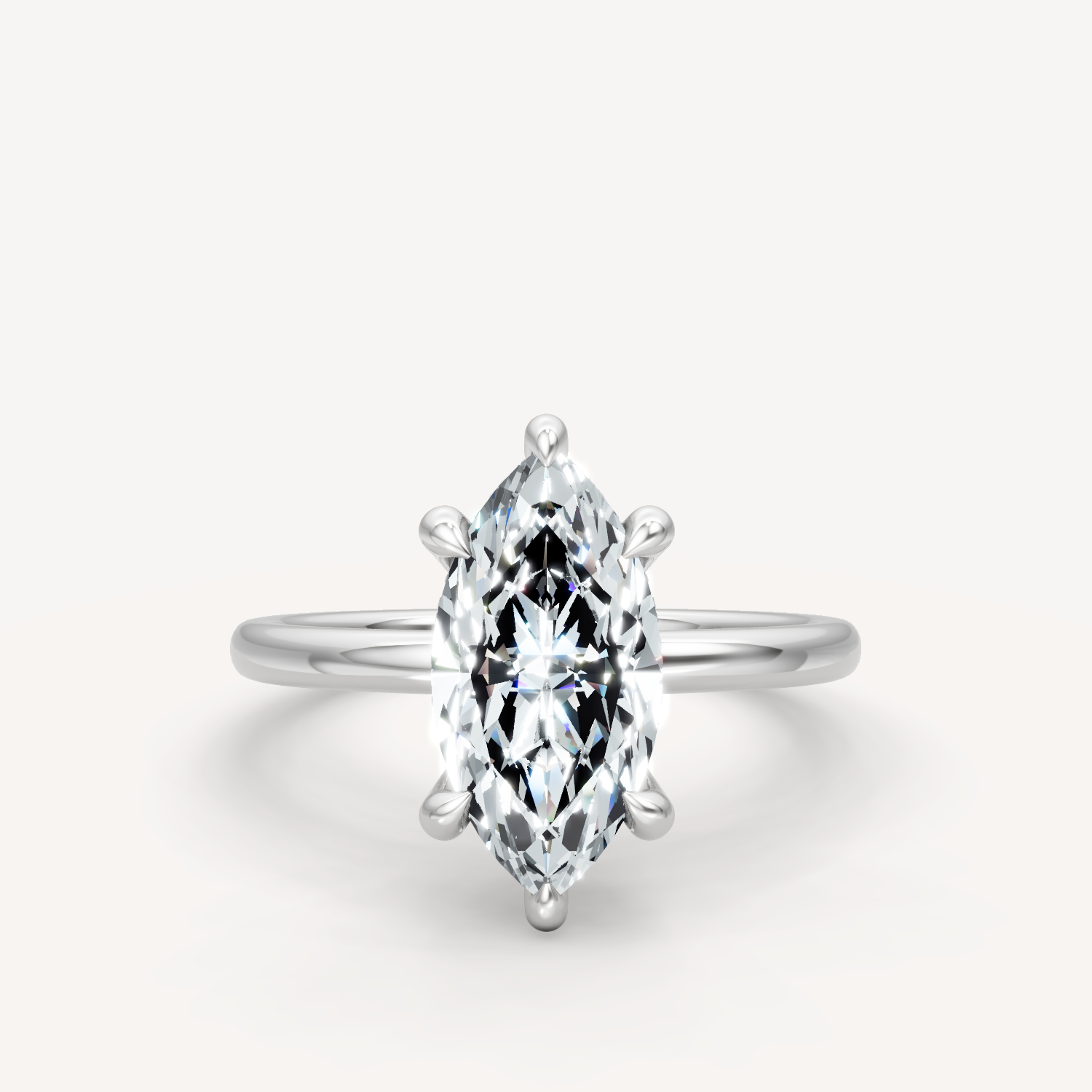 The Jasmine - Marquise - Hidden Halo