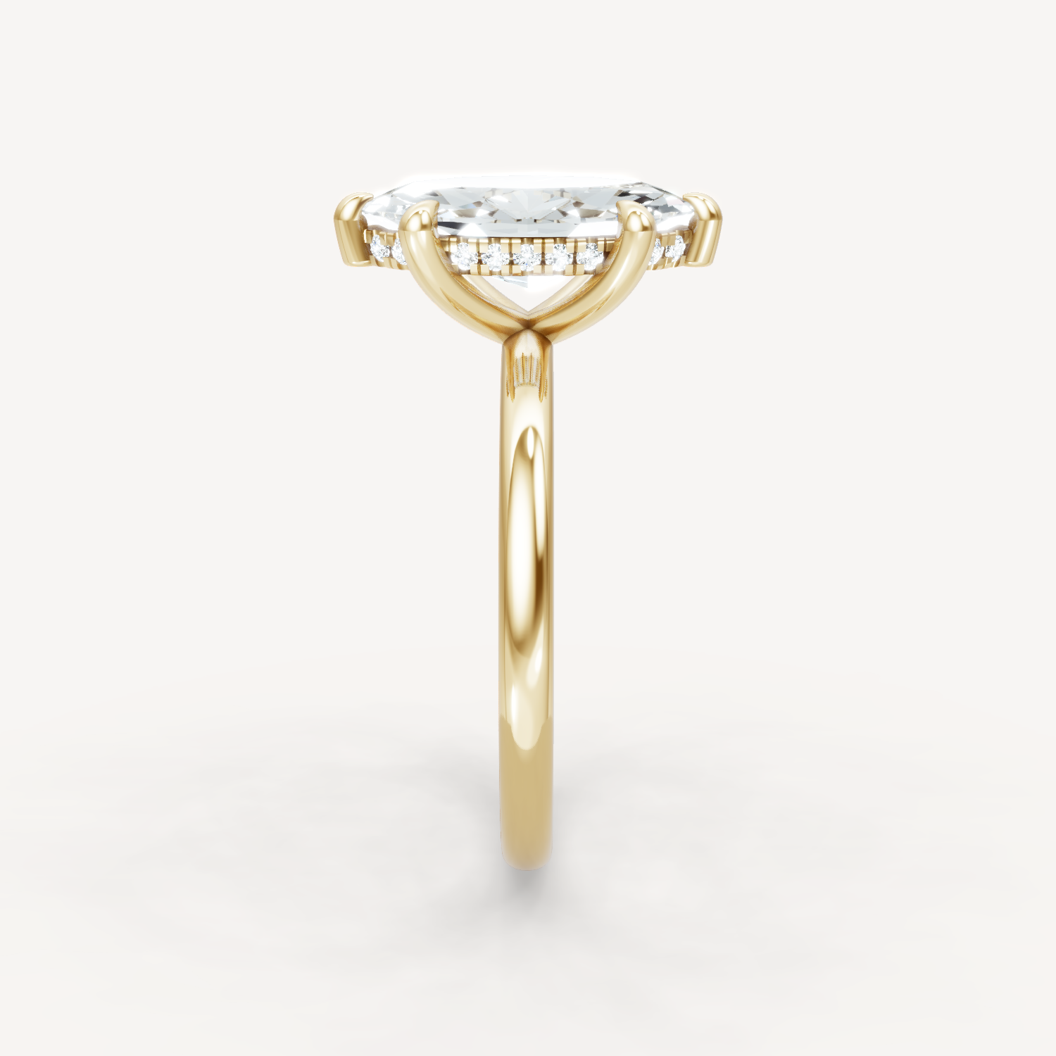 The Jasmine - Marquise - Hidden Halo