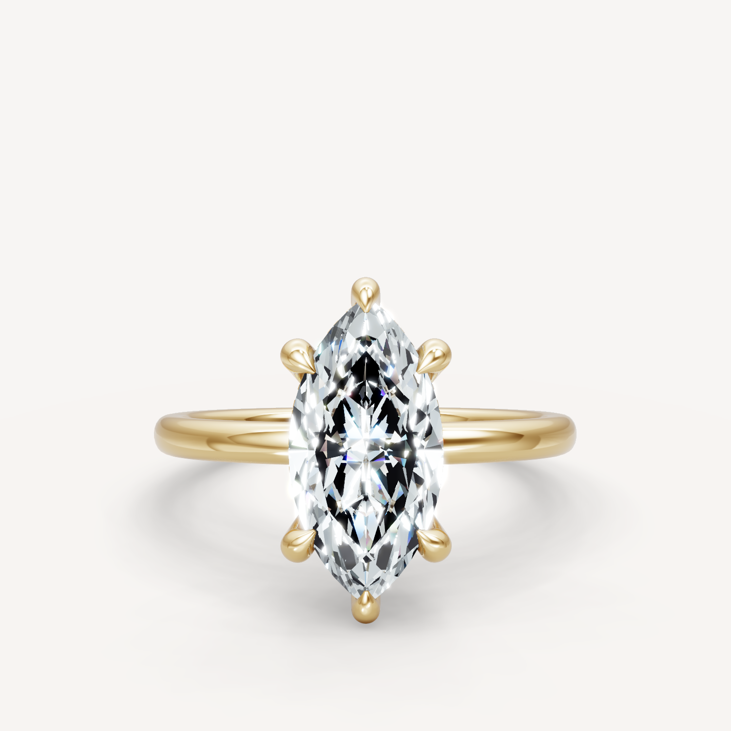 The Jasmine - Marquise - Hidden Halo
