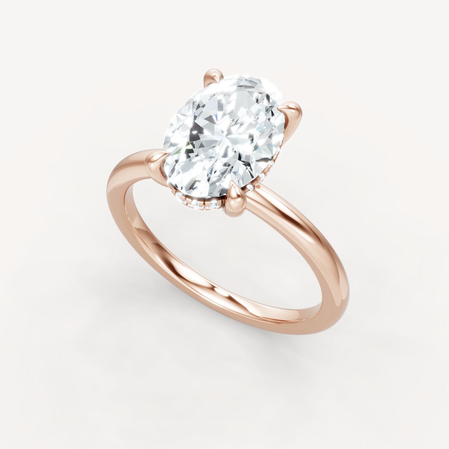 The Jasmine - Oval - Hidden Halo