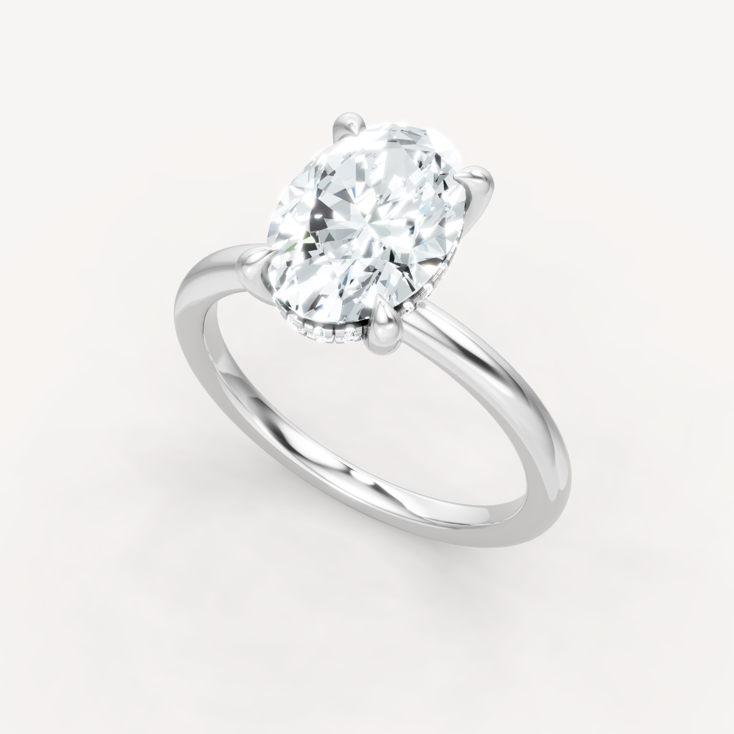 The Jasmine - Oval - Hidden Halo