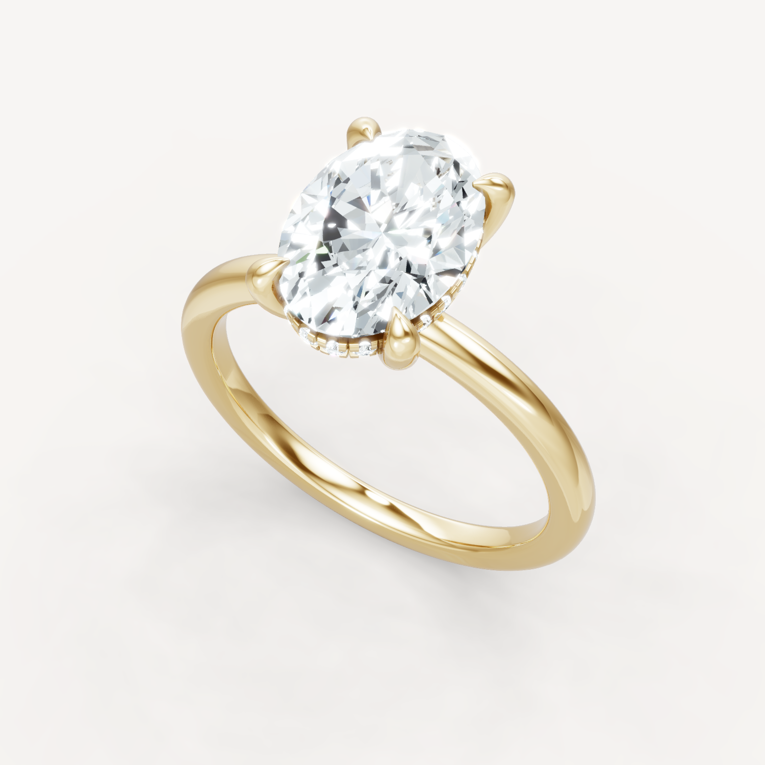 The Jasmine - Oval - Hidden Halo