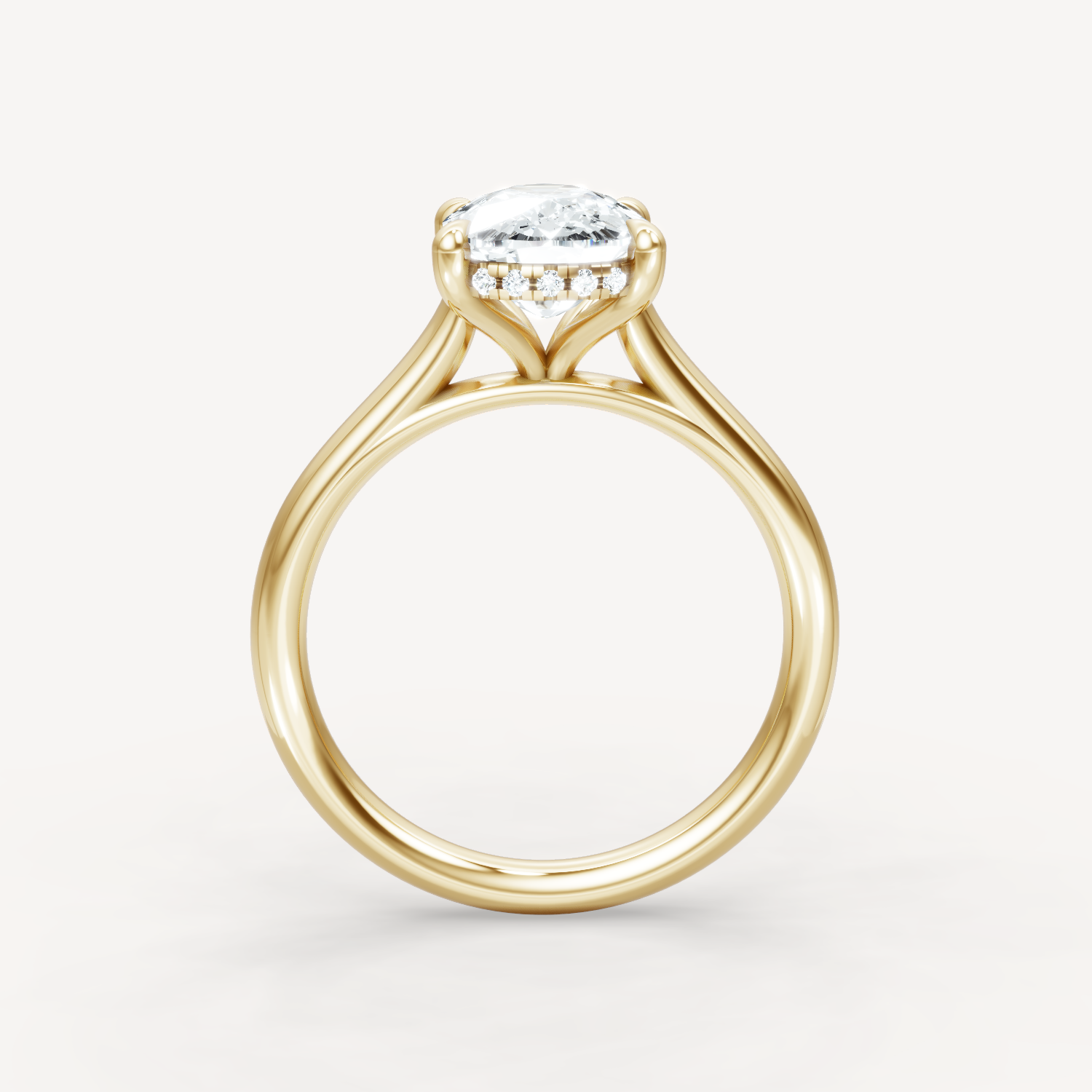 The Magnolia - Elongated Cushion - Hidden Halo