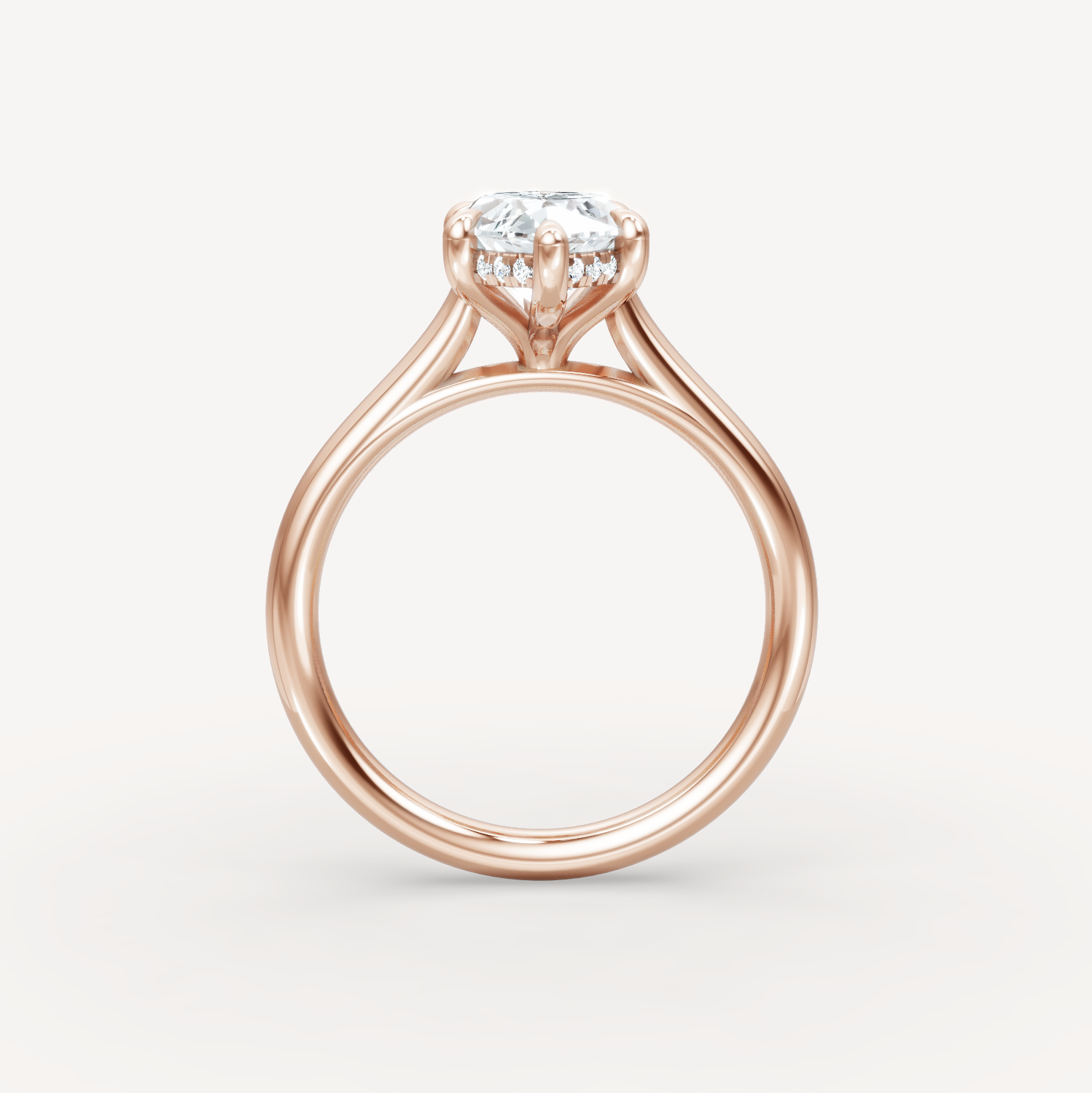 The Magnolia - Marquise - Hidden Halo