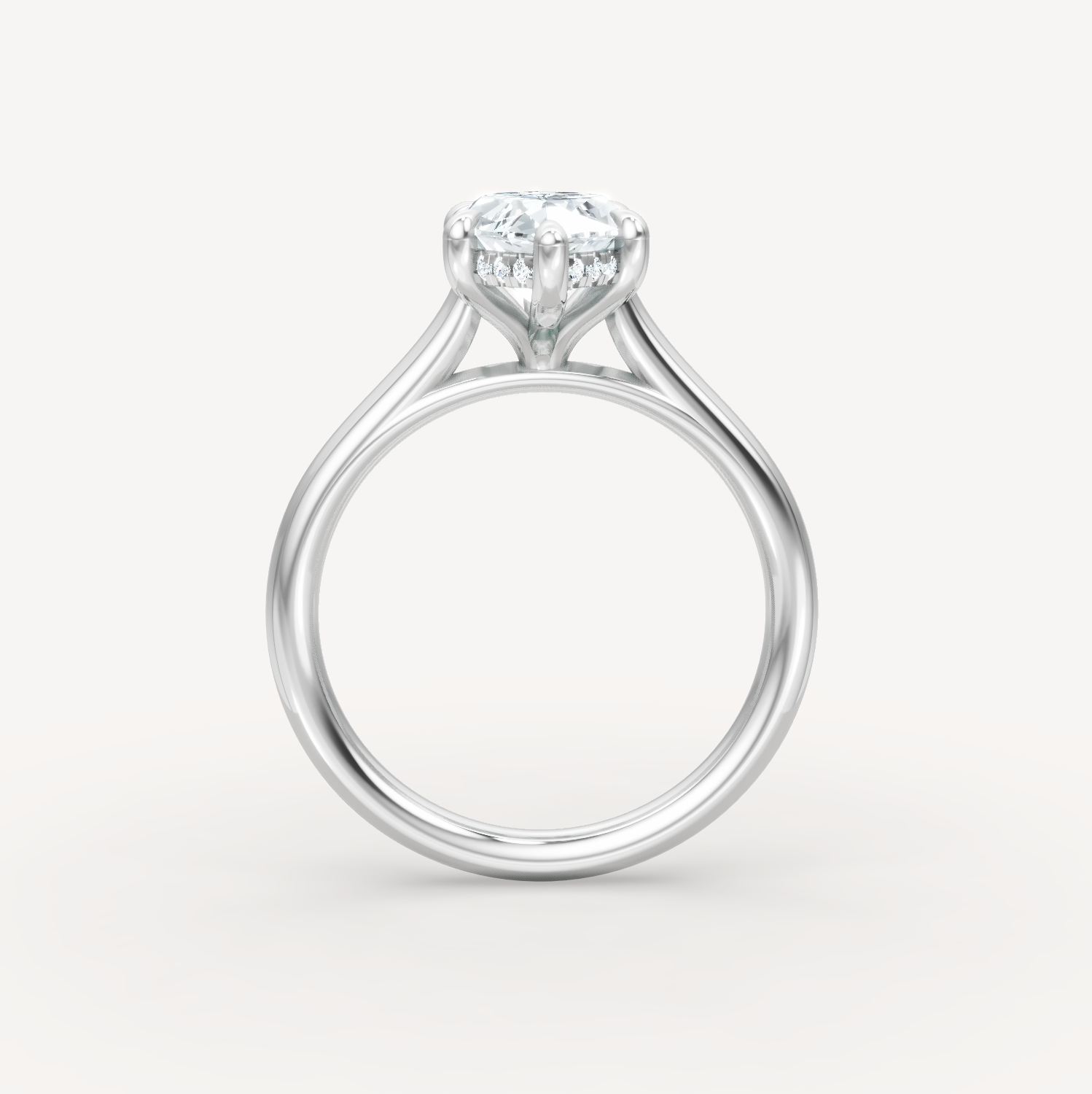 The Magnolia - Marquise - Hidden Halo