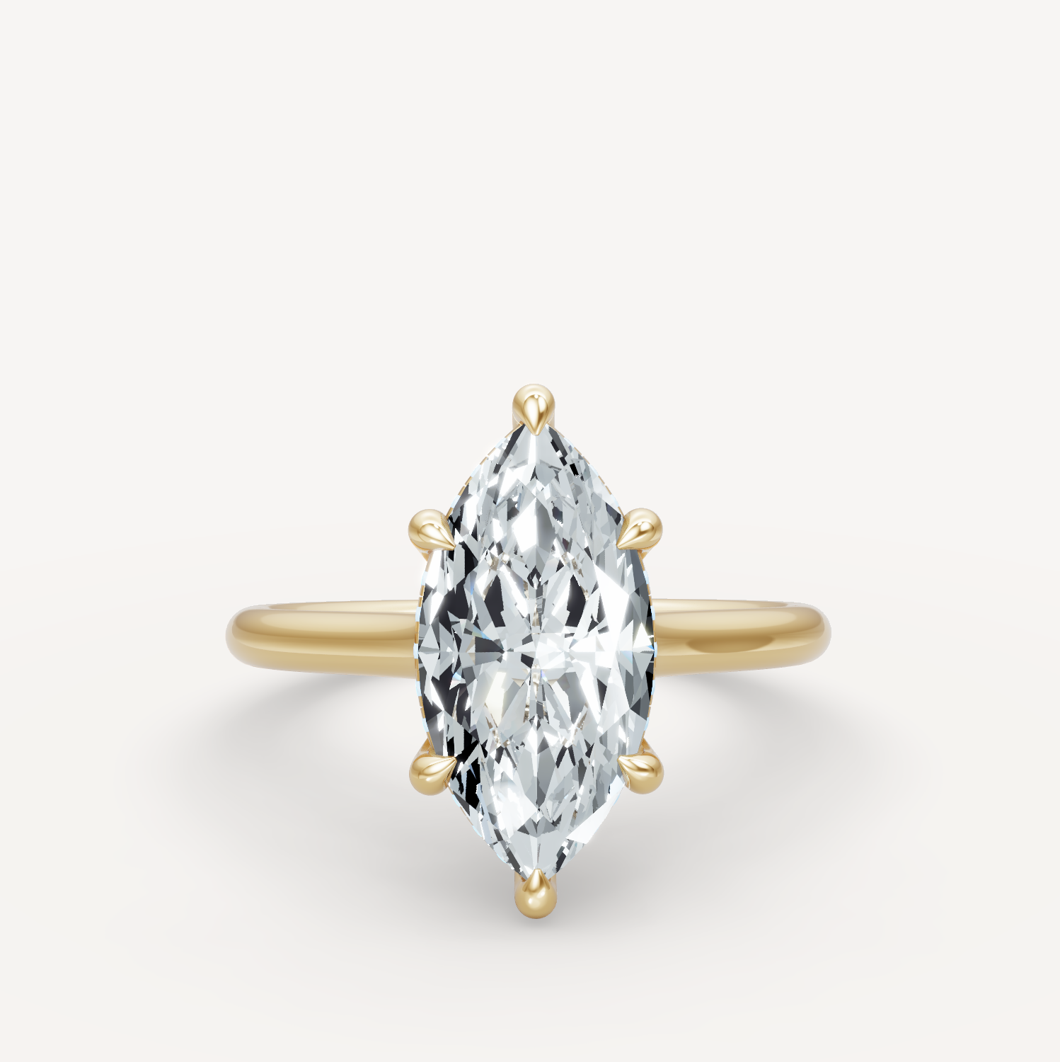 The Magnolia - Marquise - Hidden Halo