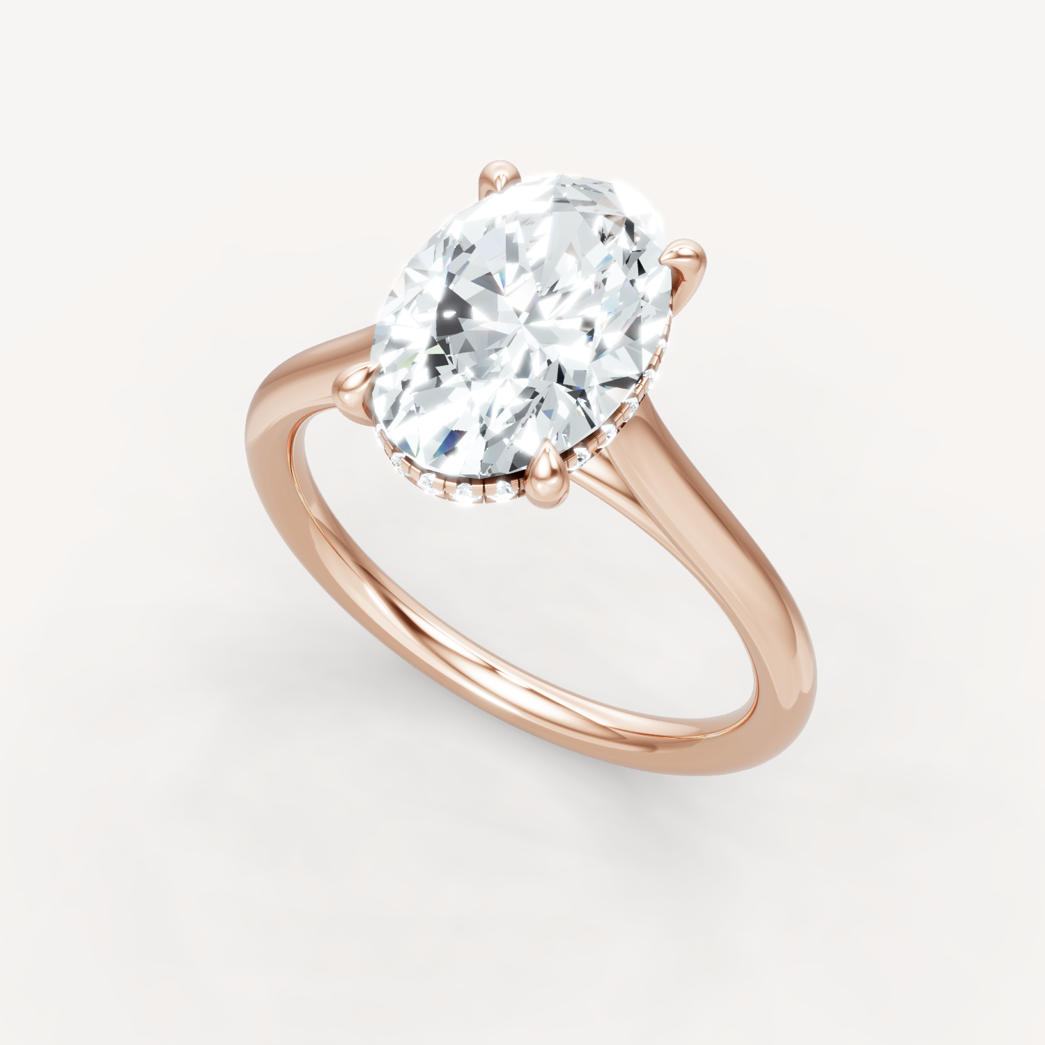 The Magnolia - Oval - Hidden Halo