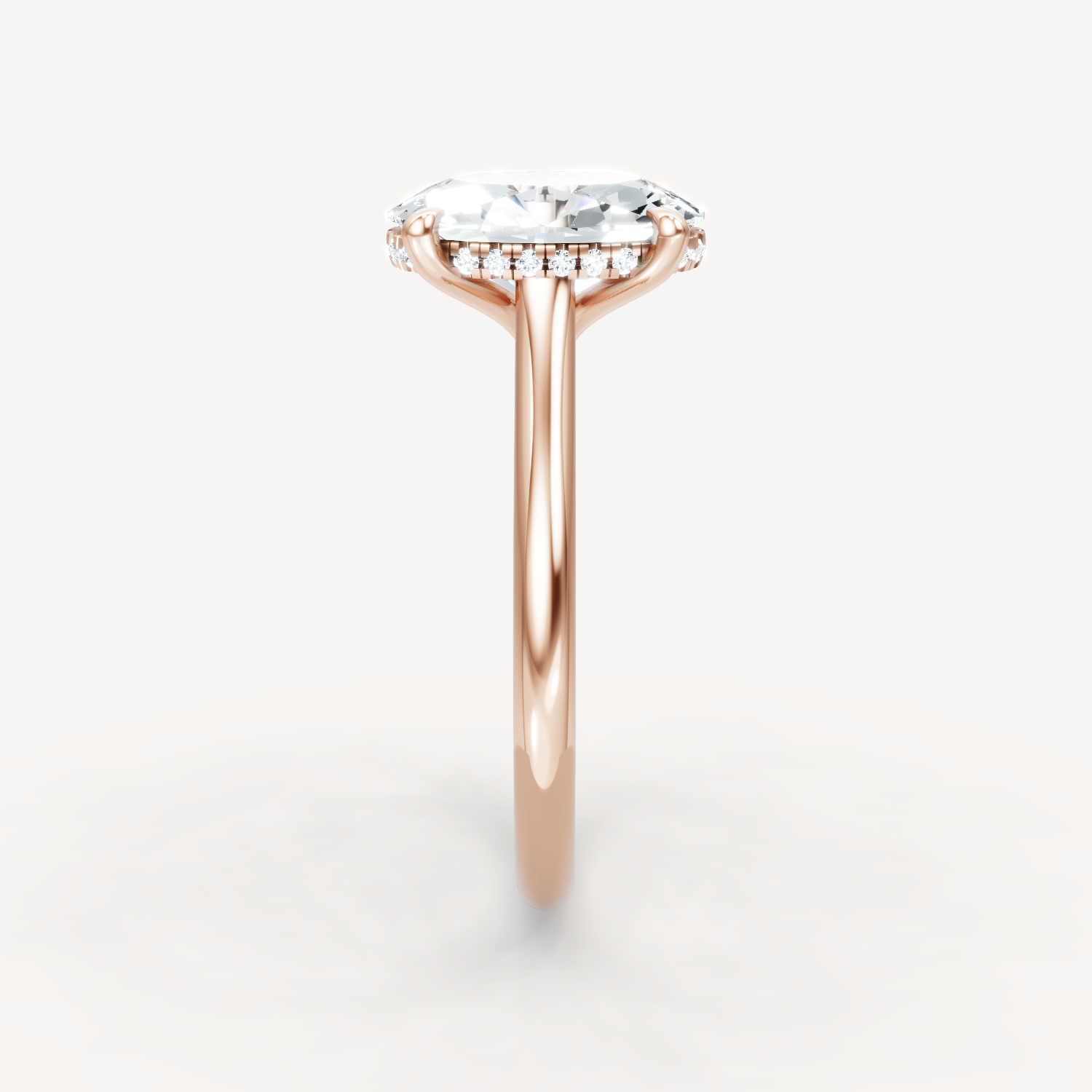 The Magnolia - Oval - Hidden Halo